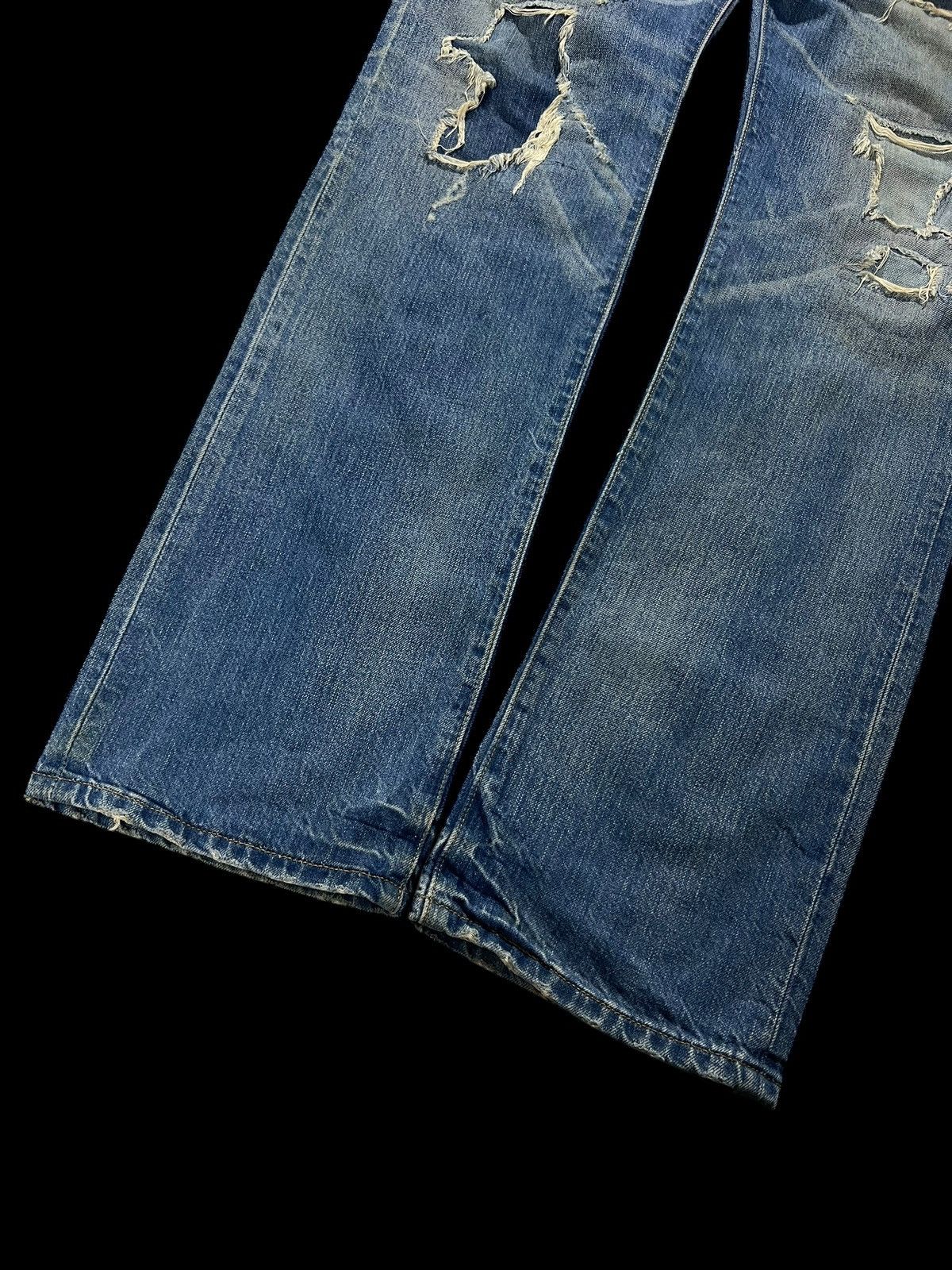 Levi's × Levi's Vintage Clothing 💥Rare💥Vintage 90’Levis 501 Kurt Corbain Distressed Jeans Size US 30 / EU 46 - 3 Thumbnail