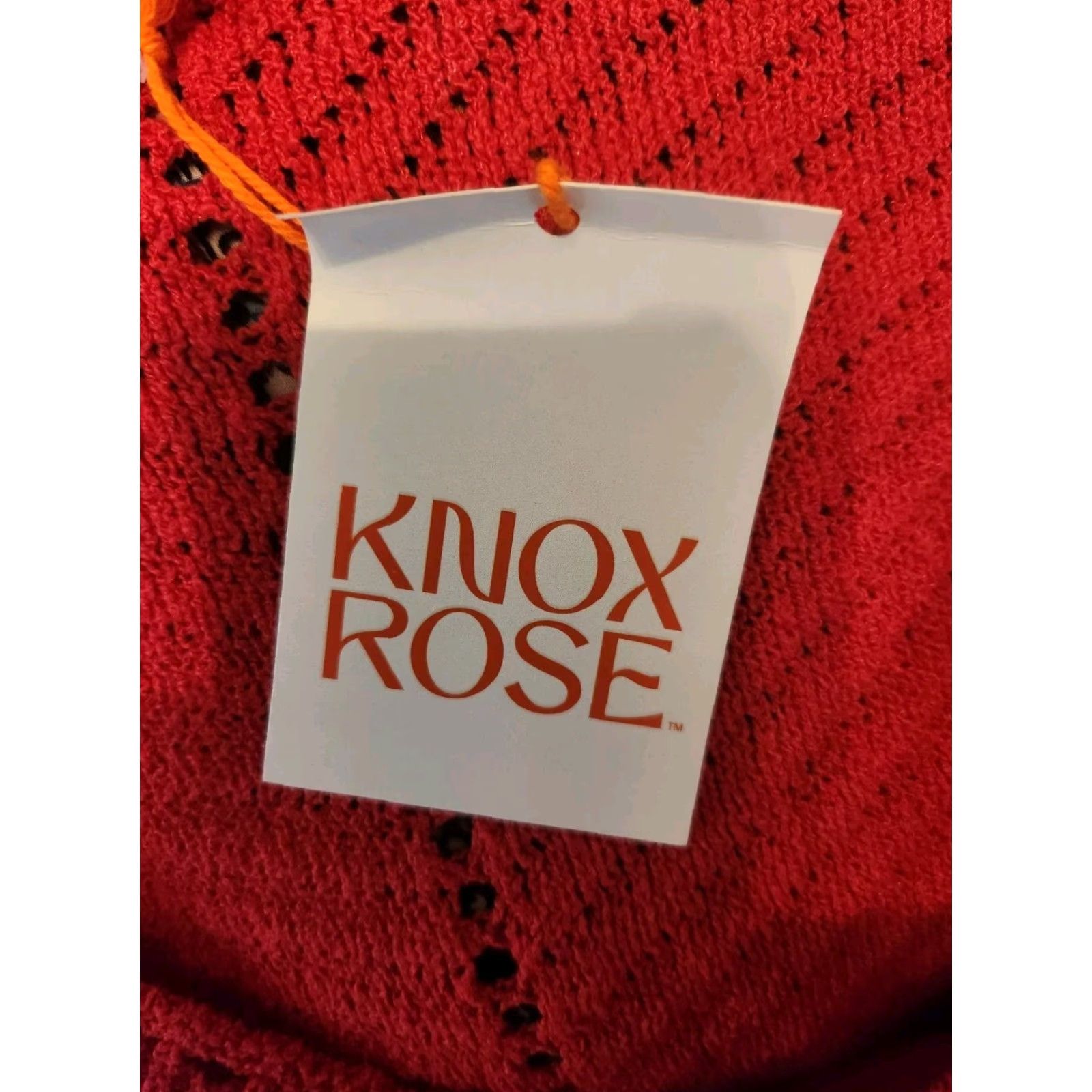 Vintage VINTAGE NWT Knox Rose Sweater Blousy Red 4X Plus Hippie Boho Pullover Long Sleeve Round Neck Women Mens? Size XXL / US 16-18 / IT 52-54 - 7 Thumbnail