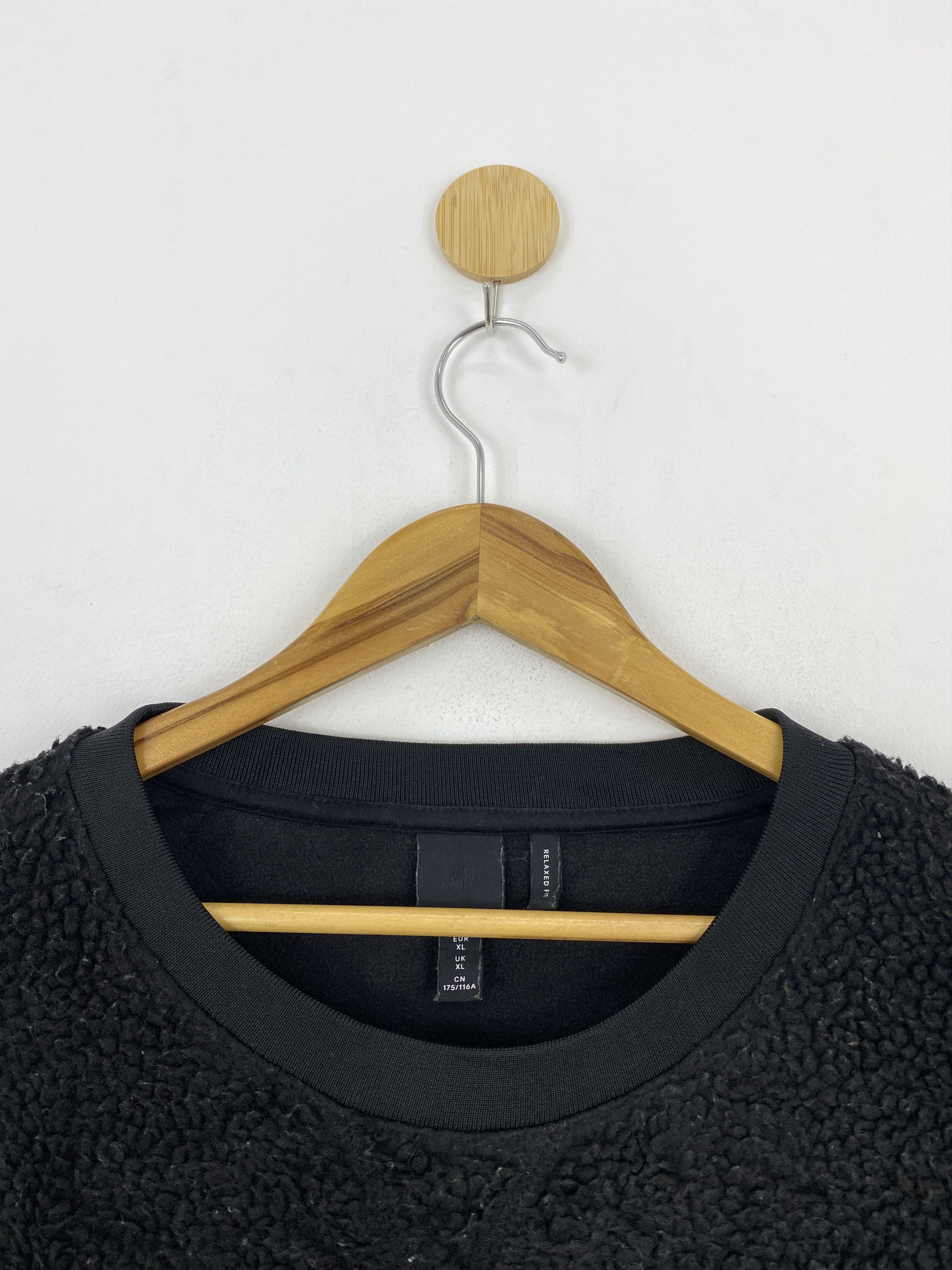 H&M × Vintage Vintage H&M Single Pocket Pullover Fleece Sweatshirt Size US XL / EU 56 / 4 - 9 Thumbnail