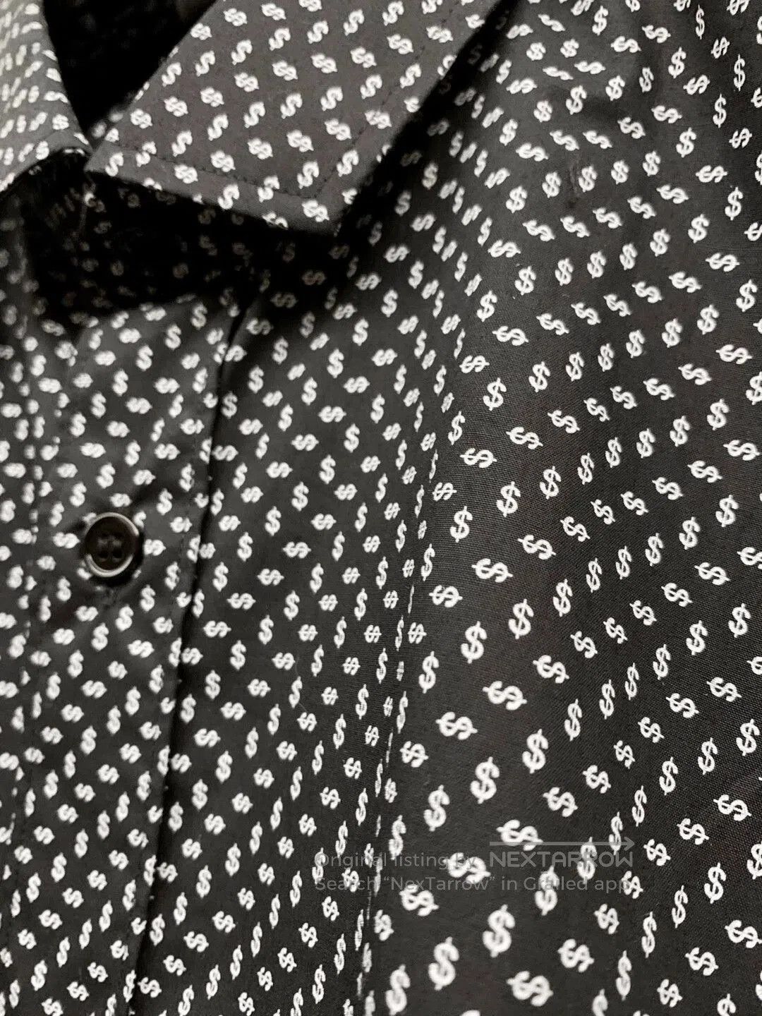 Yves Saint Laurent Black Polka Dot Long Sleeve Button-Up Shirt. Size US S / EU 44-46 / 1 - 2 Thumbnail