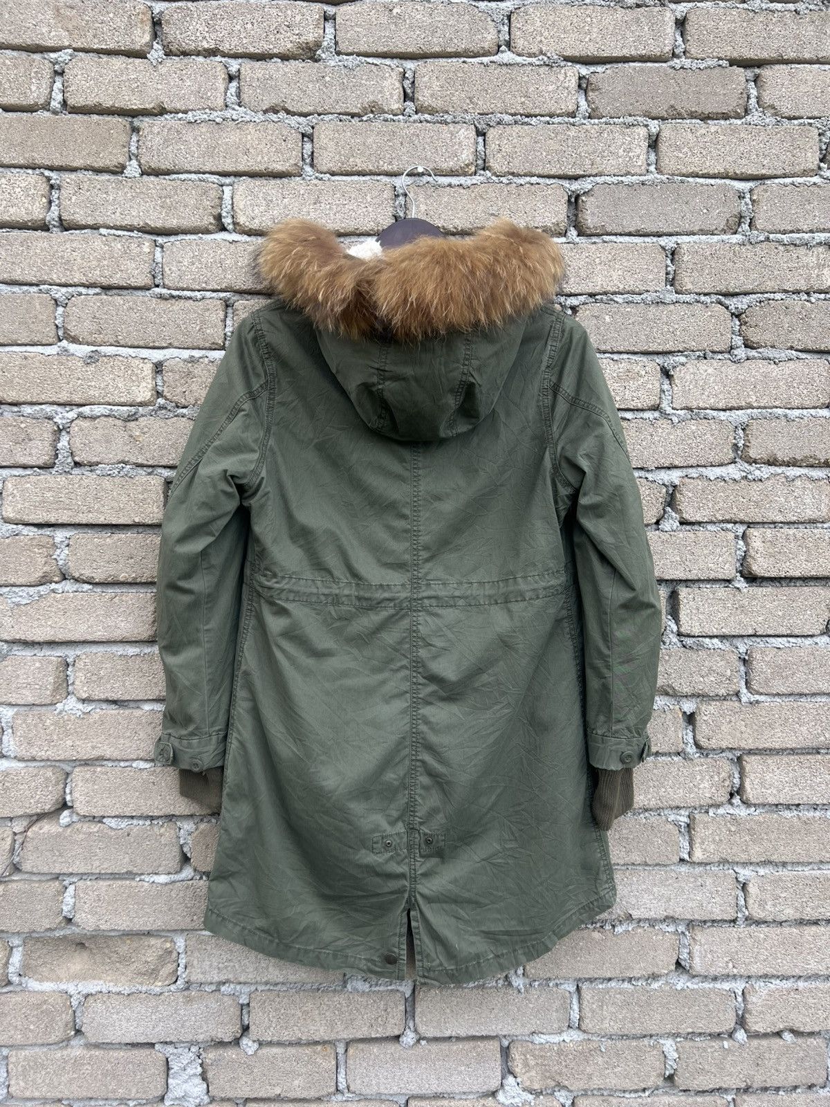 Japanese Brand M65 Fishtail Parkas With Fur Hoodie For Women Size M / US 6-8 / IT 42-44 - 6 Thumbnail