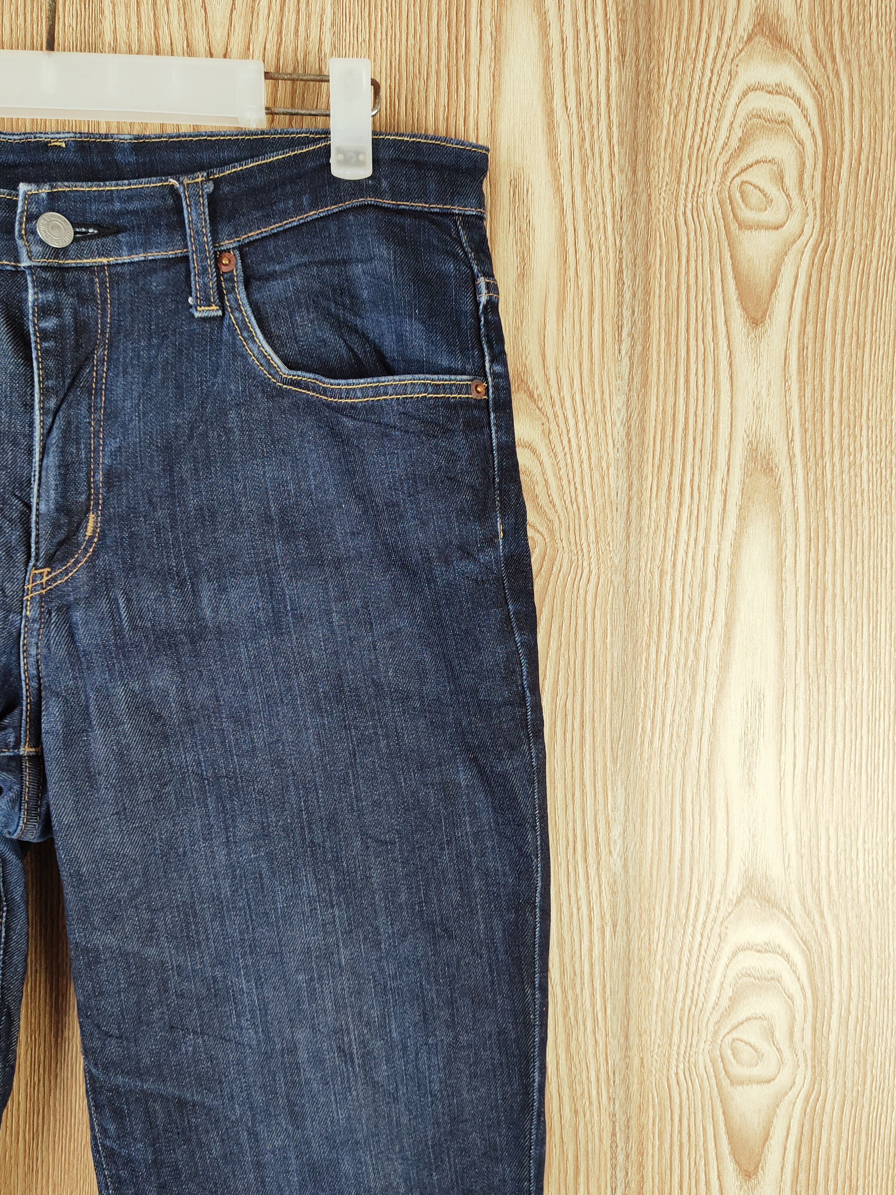Edwin Edwin Dark Blue Distressed Ripped Jeans#S2695 Size US 31 - 5 Thumbnail
