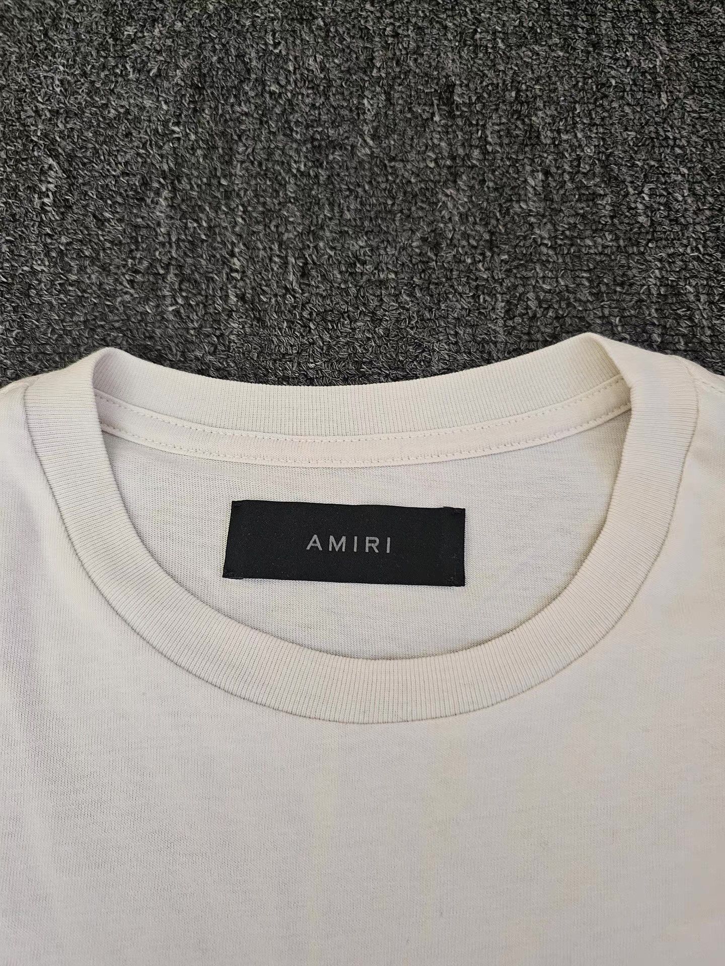Amiri Amiri Beige Short Sleeve T-shirt Size US M / EU 48-50 / 2 - 3 Thumbnail