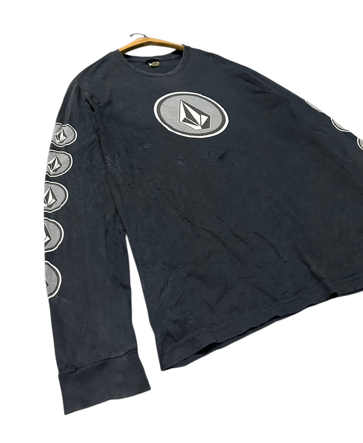 Volcom Vintage 90s Volcom side tape long sleeve tshirt Size US M / EU 48-50 / 2 - 5 Thumbnail