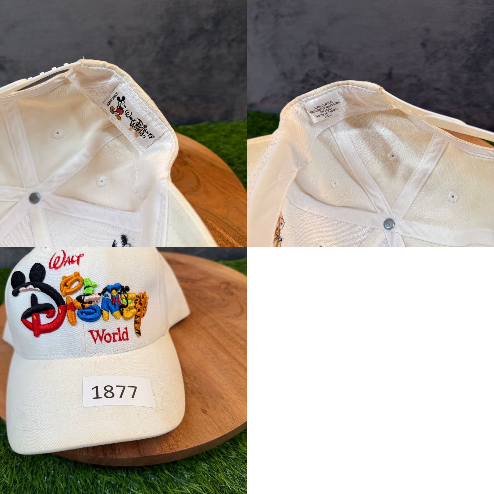 VINTAGE Walt Disney World Snapback Hat Embroidered Mickey 