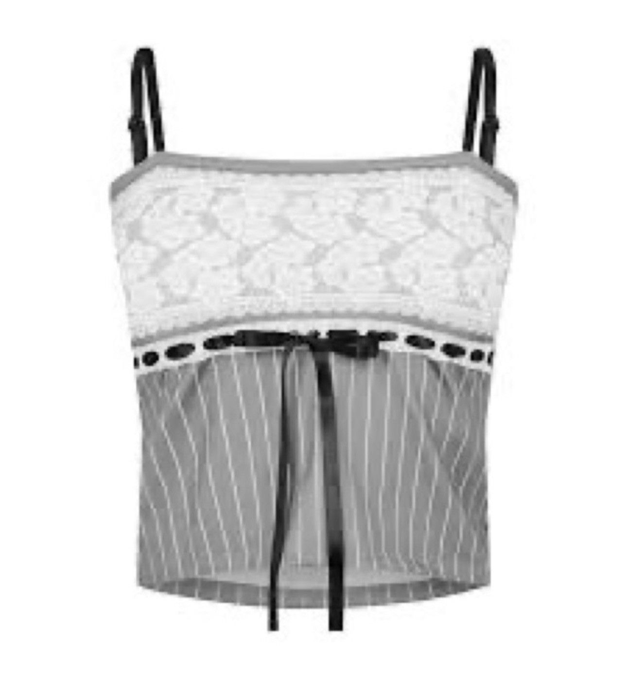 Jaded London Thursday Pinstripe Cami Top Jaded London Size XS / US 0-2 / IT 36-38 - 3 Thumbnail