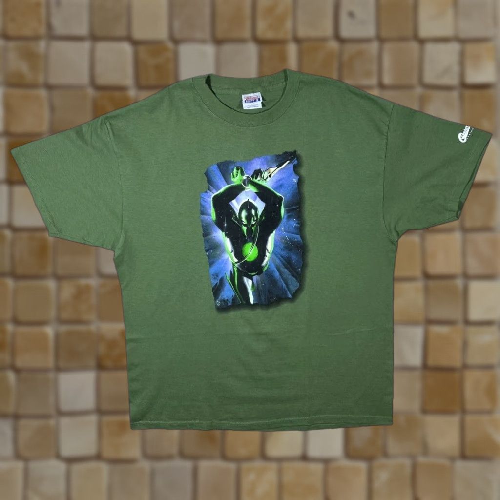 Hanes Hanes Marvel Graphitti Designs Captain Marvel Green T-Shirt XL Men Regular Short Sleeve Graphic Print Vintage Logo 2003 Mens Size US XL / EU 56 / 4 - 1 Thumbnail