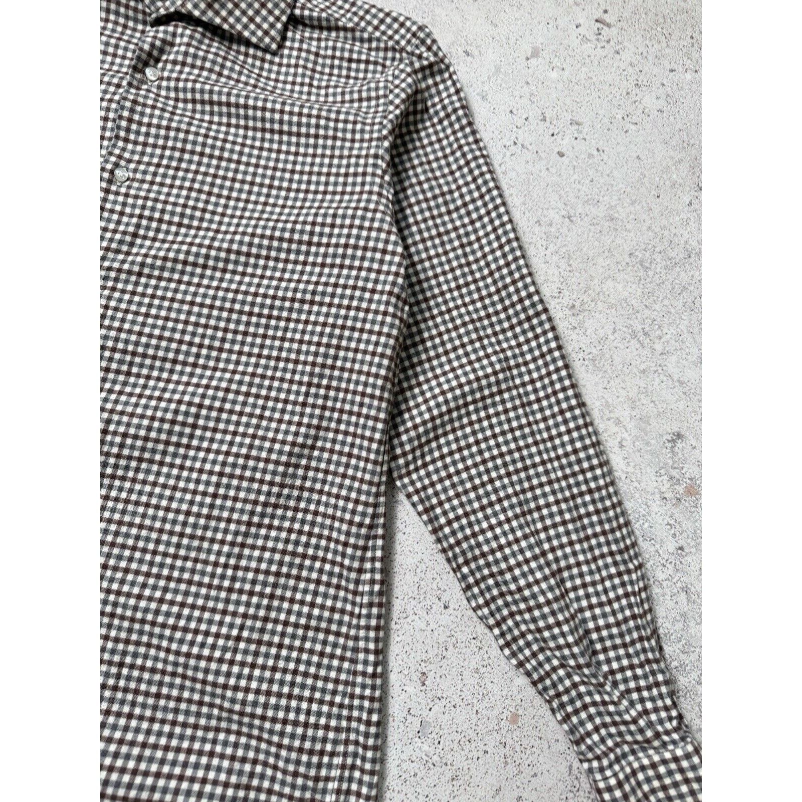 Designer Pina Parma Grandi & Rubinelli Check Shirt Size 41/16 Size US L / EU 52-54 / 3 - 8 Thumbnail