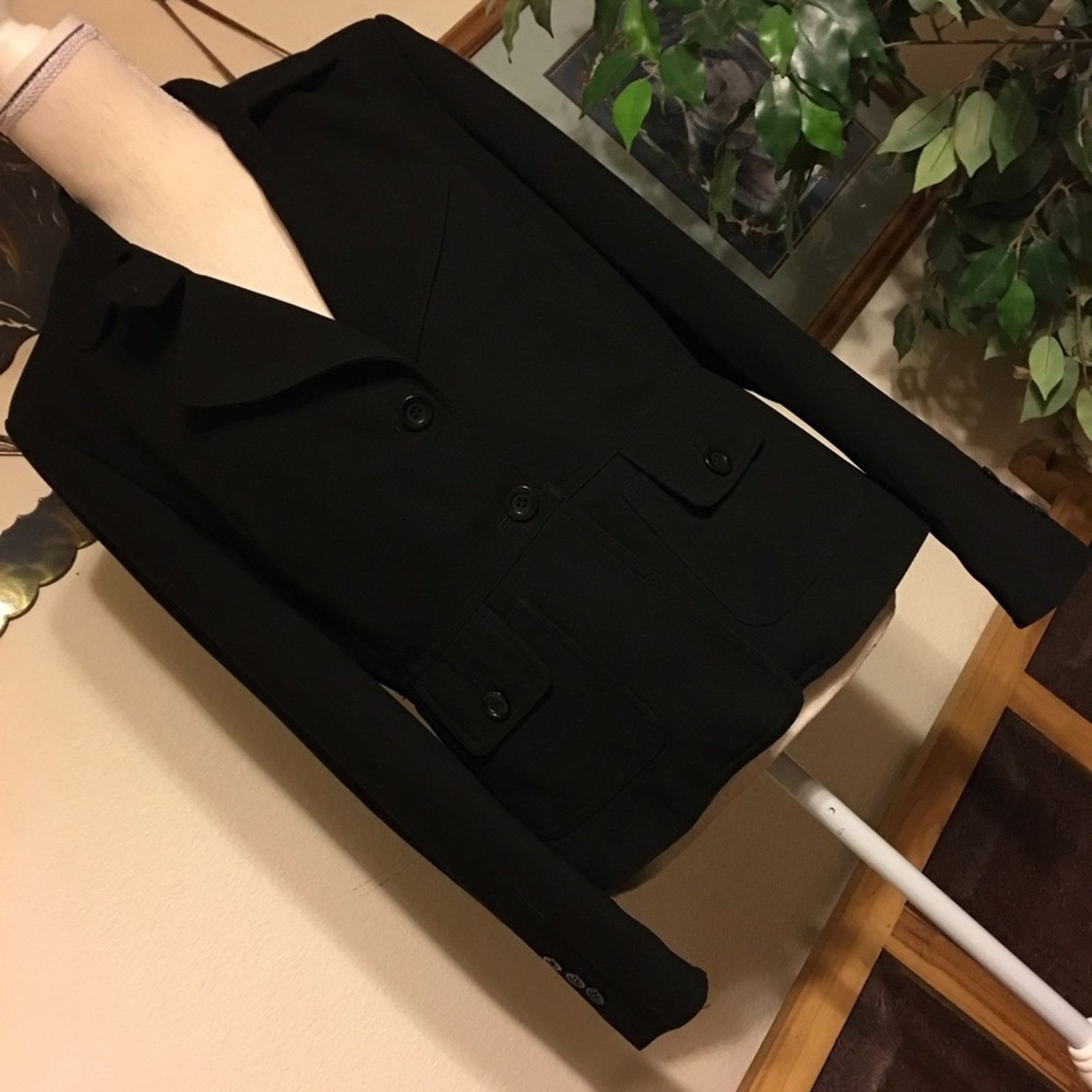 Other Metro Style black collared jacket NWOT 8 Size M / US 6-8 / IT 42-44 - 2 Thumbnail