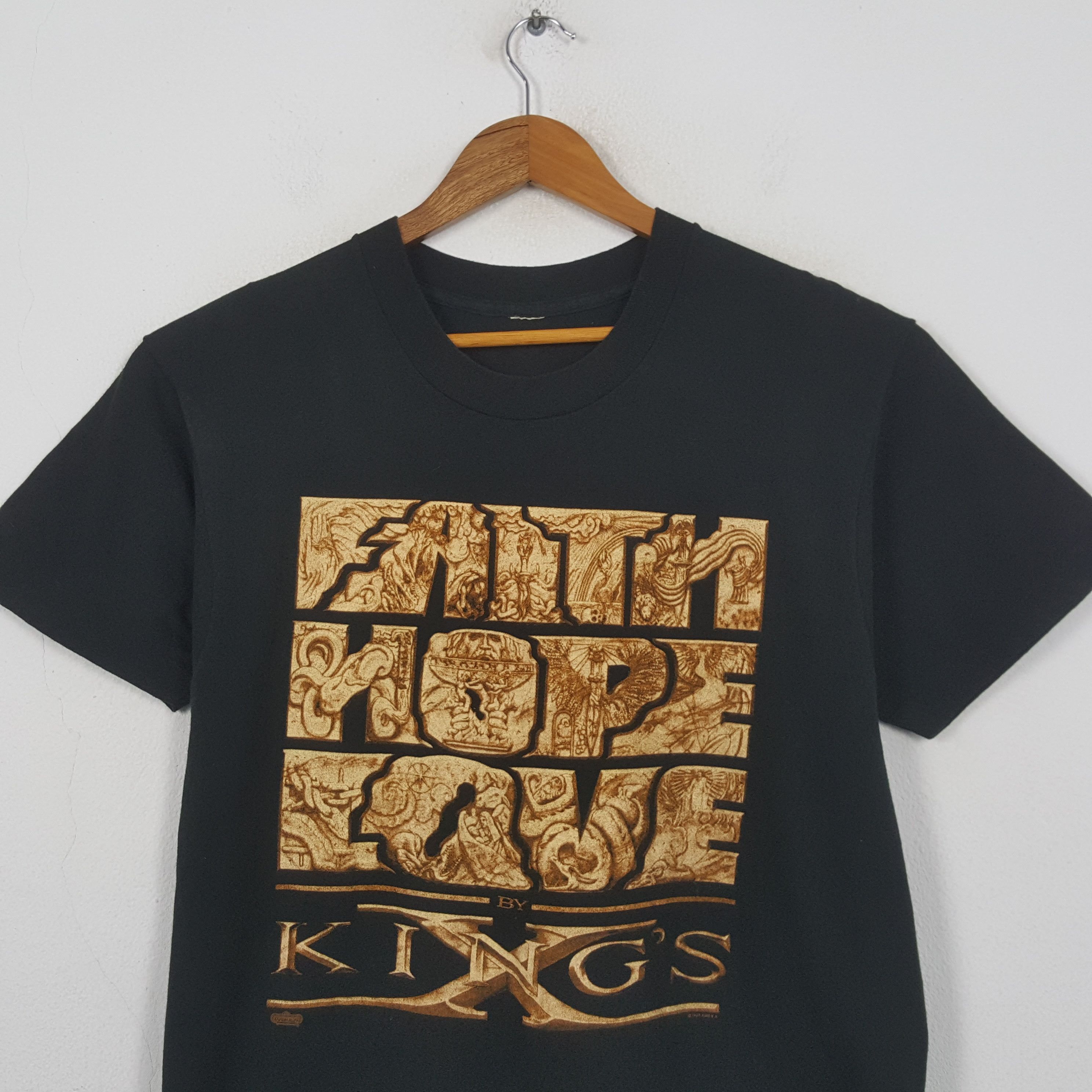 Band Tees Vintage King's X us Rock Band Faith Hope Love T-shirt RR1 Size US M / EU 48-50 / 2 - 2 Thumbnail
