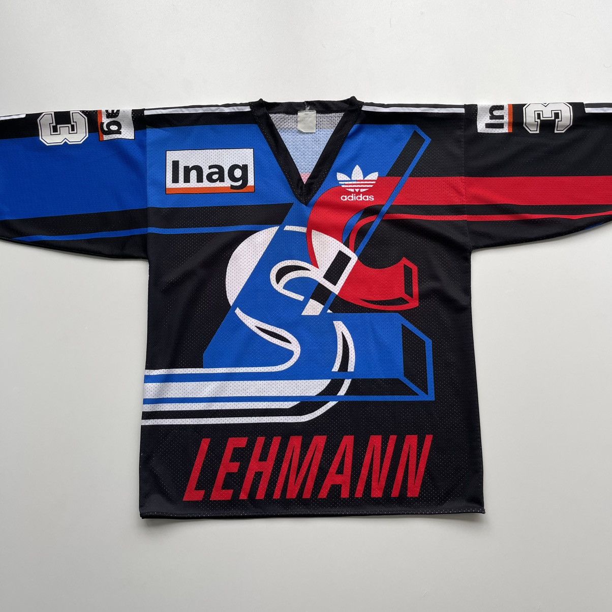 NHL ZSC Lions #33 Christian Weber 1992/1994 Away Jersey Vintage Size US XL / EU 56 / 4 - 5 Thumbnail