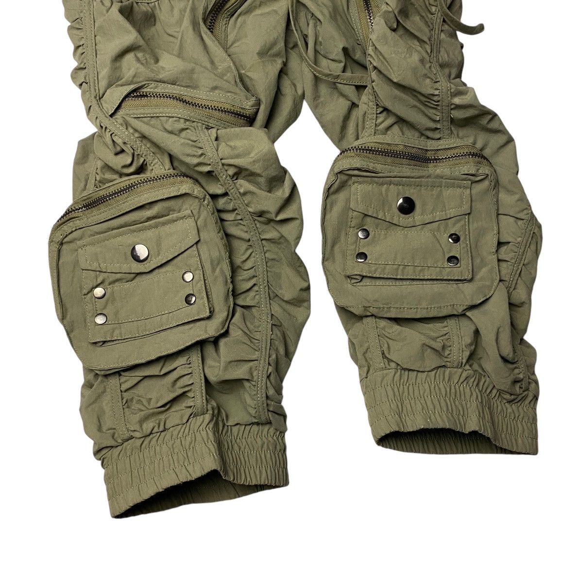 PPFM 2000's Avira Pink Bondage Cargo Multipocket Shorts Size US 29 - 5 Thumbnail