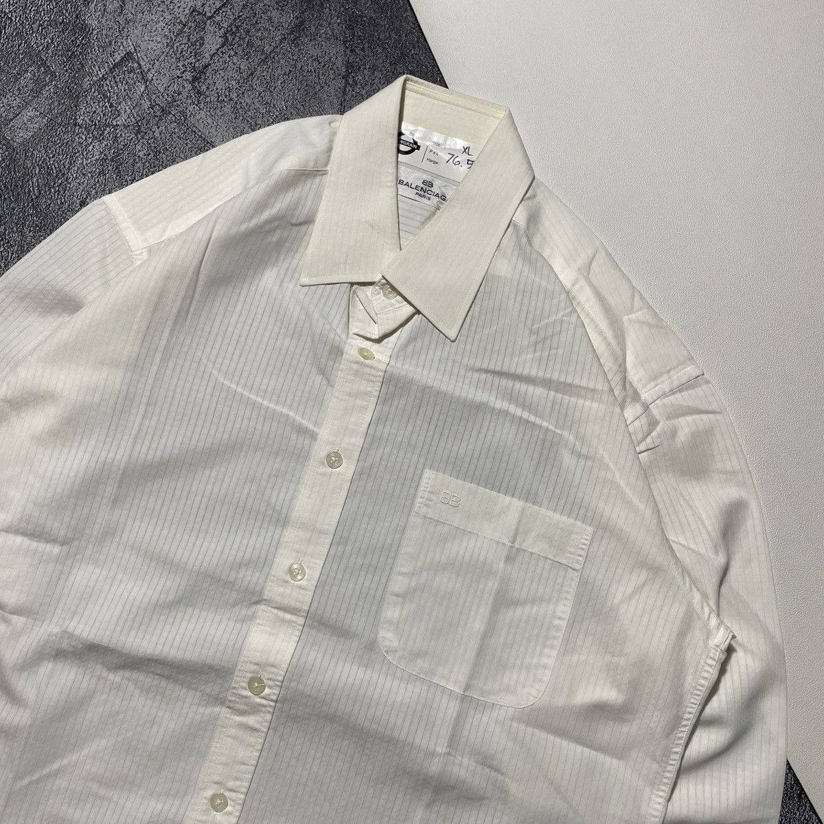Balenciaga Vintage Shirts Balenciaga BB Embrodiered Size US XL / EU 56 / 4 - 3 Thumbnail