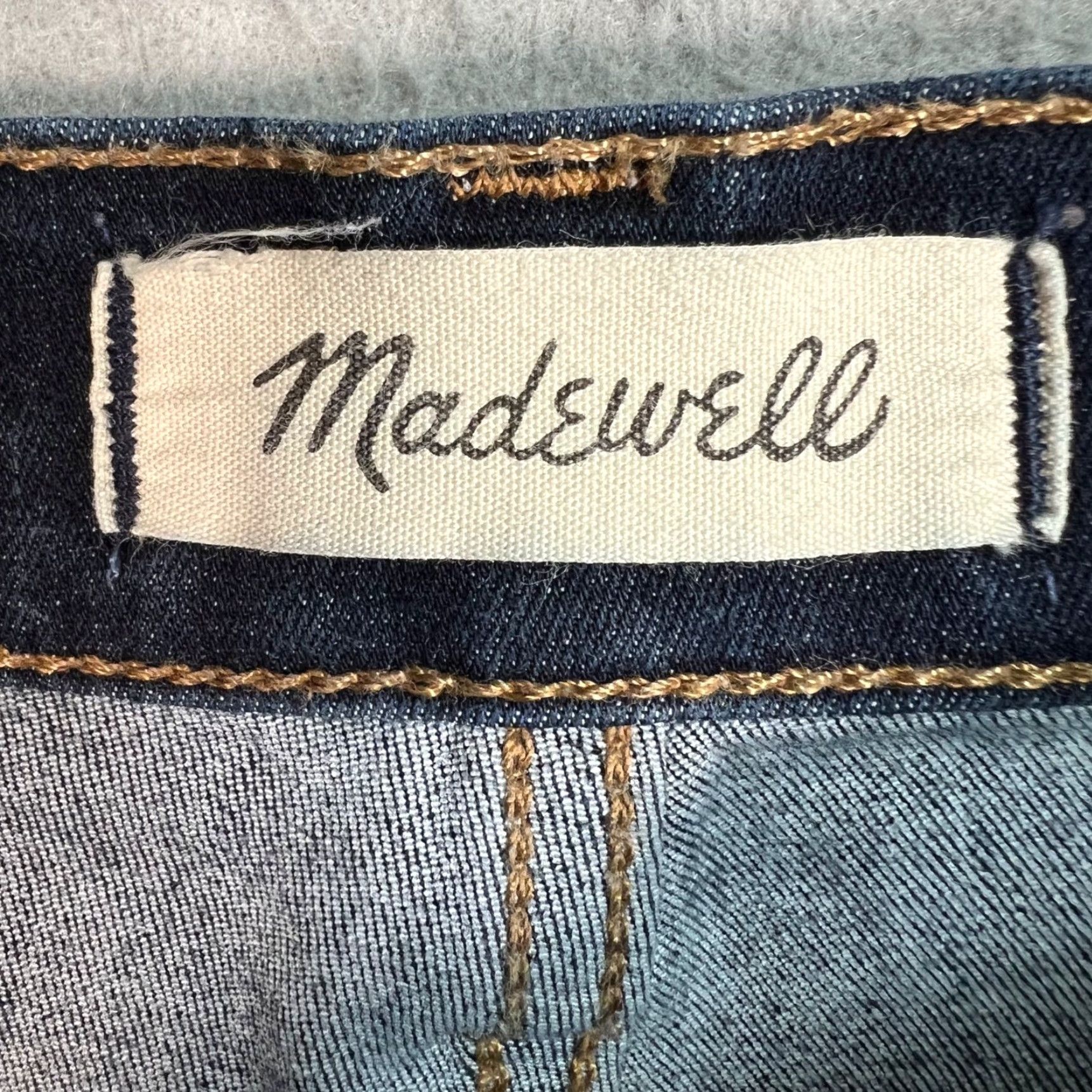 Madewell Madewell Roadtripper Jeans Denim Womens Size 28P High-Rise Dark Wash 5-Pocket Jegging Blue Denim Jeans Womens Size 28" / US 6 / IT 42 - 3 Thumbnail