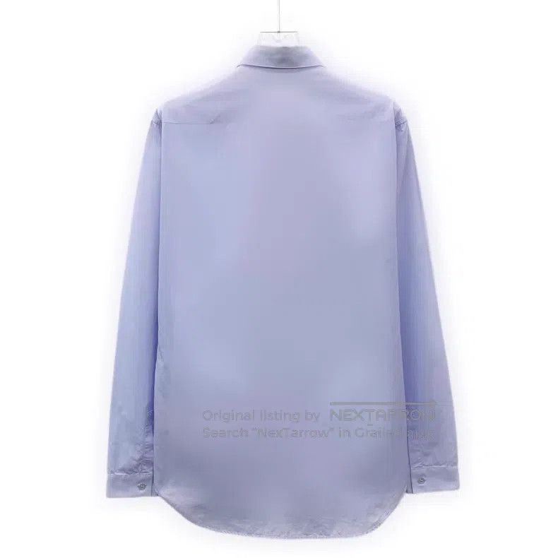 Dior Dior Size 38 Blue bee embroidery cotton lapel long-sleeved Size US XXS / EU 40 - 2 Thumbnail