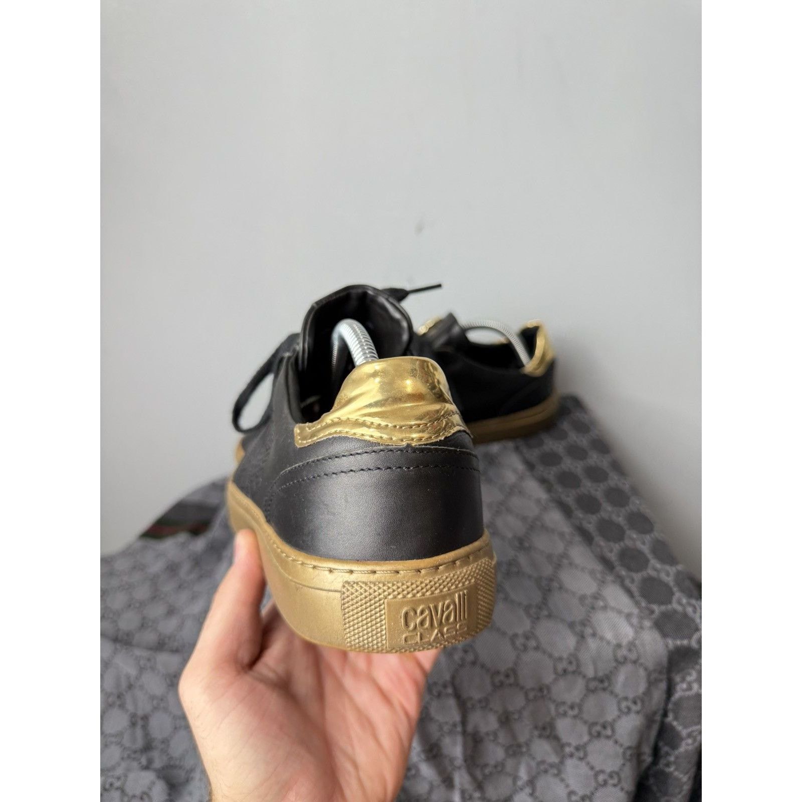 Cavalli Class Roberto Just Cavalli Class Leather Sneakers Luxury Size US 10 / EU 43 - 4 Thumbnail