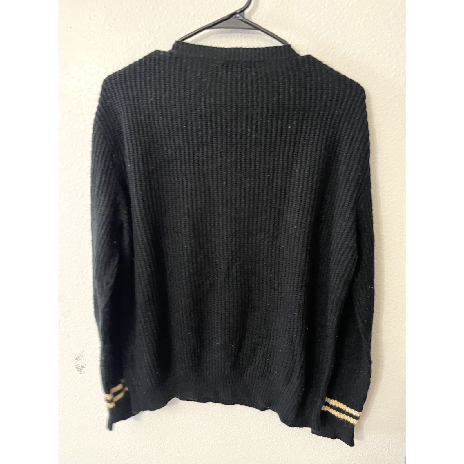 Shein SheIn Black Cropped Sweater Top Size XL Size XL / US 12-14 / IT 48-50 - 2 Thumbnail