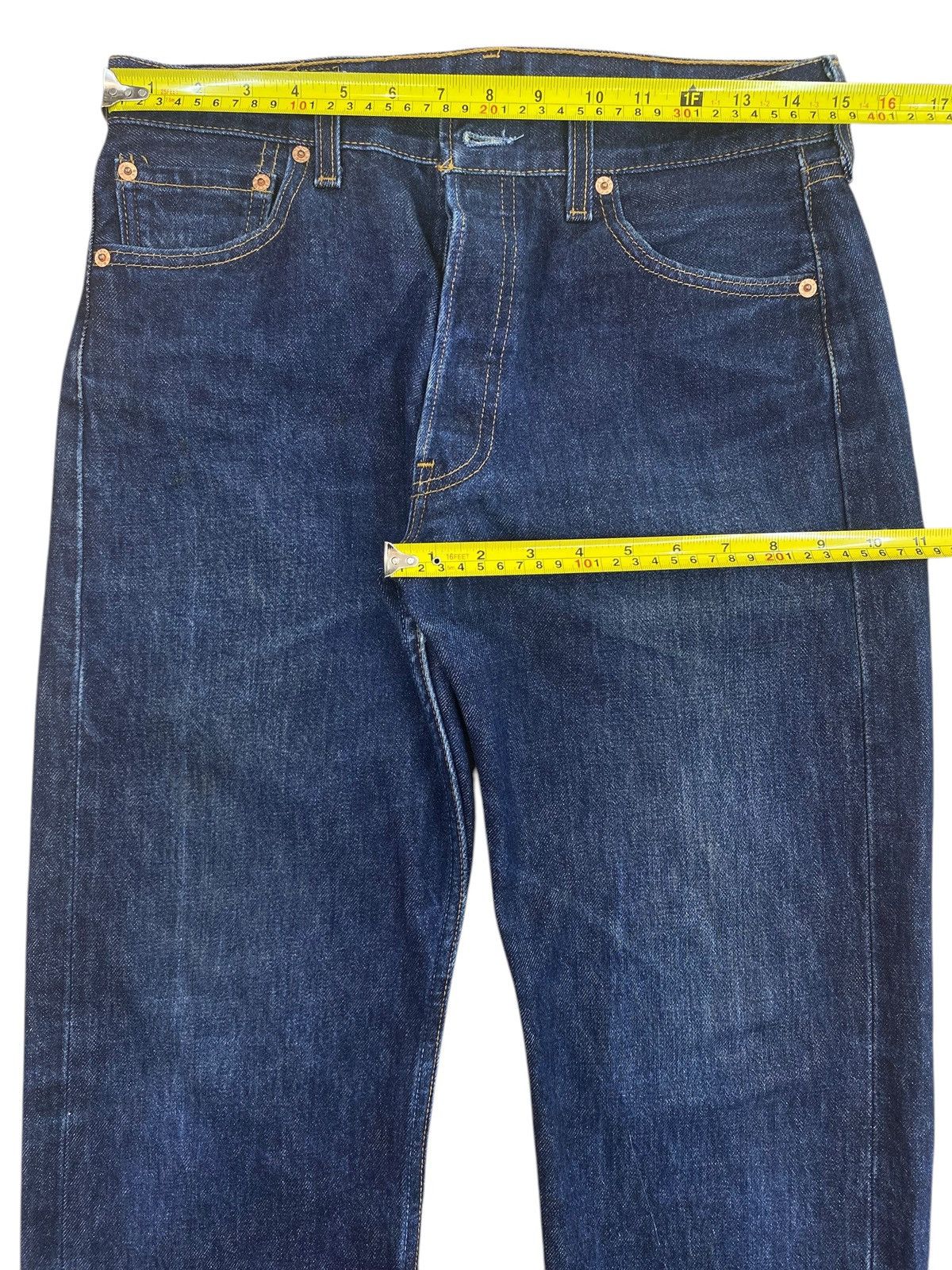 Levi's Levi’s Vintage Dark Blue Wash Style Straight Cut Jeans Size US 30 / EU 46 - 5 Thumbnail