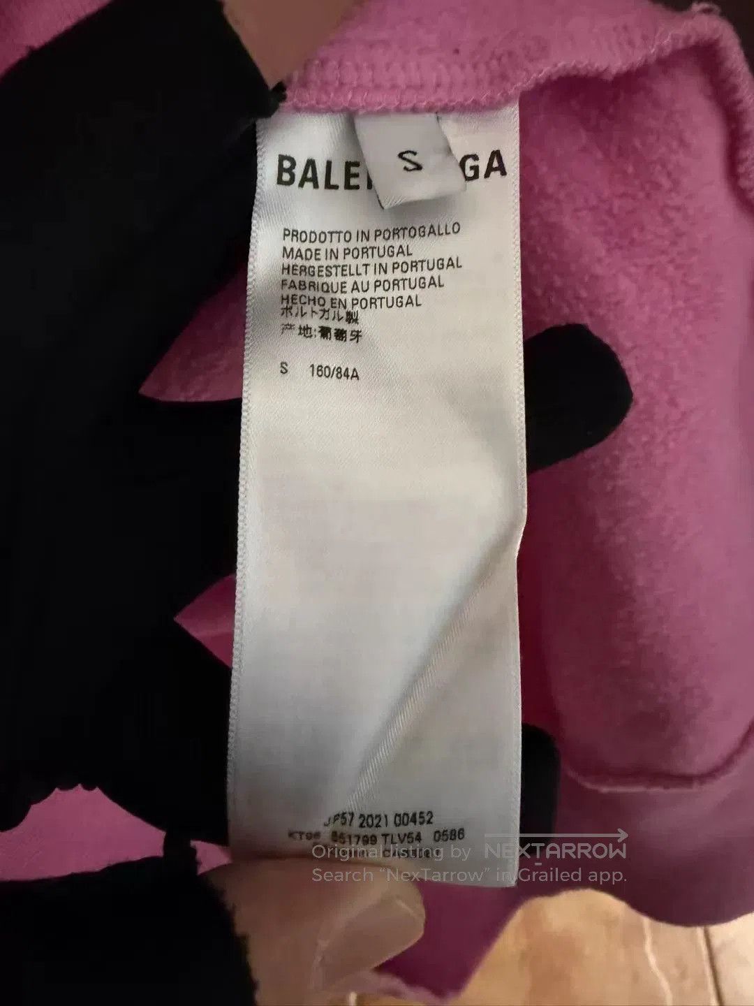 Balenciaga balenciaga pink logo hoodie size S. Size S / US 4 / IT 40 - 4 Thumbnail