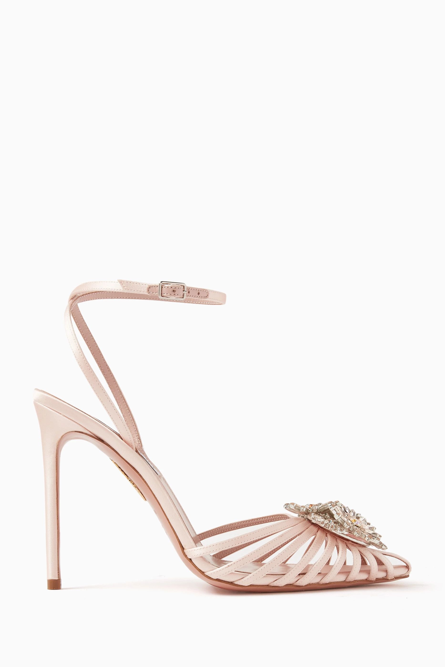 Aquazzura o1srvl11e1024 Heel in Rose Size US 9 / IT 39 - 1 Thumbnail