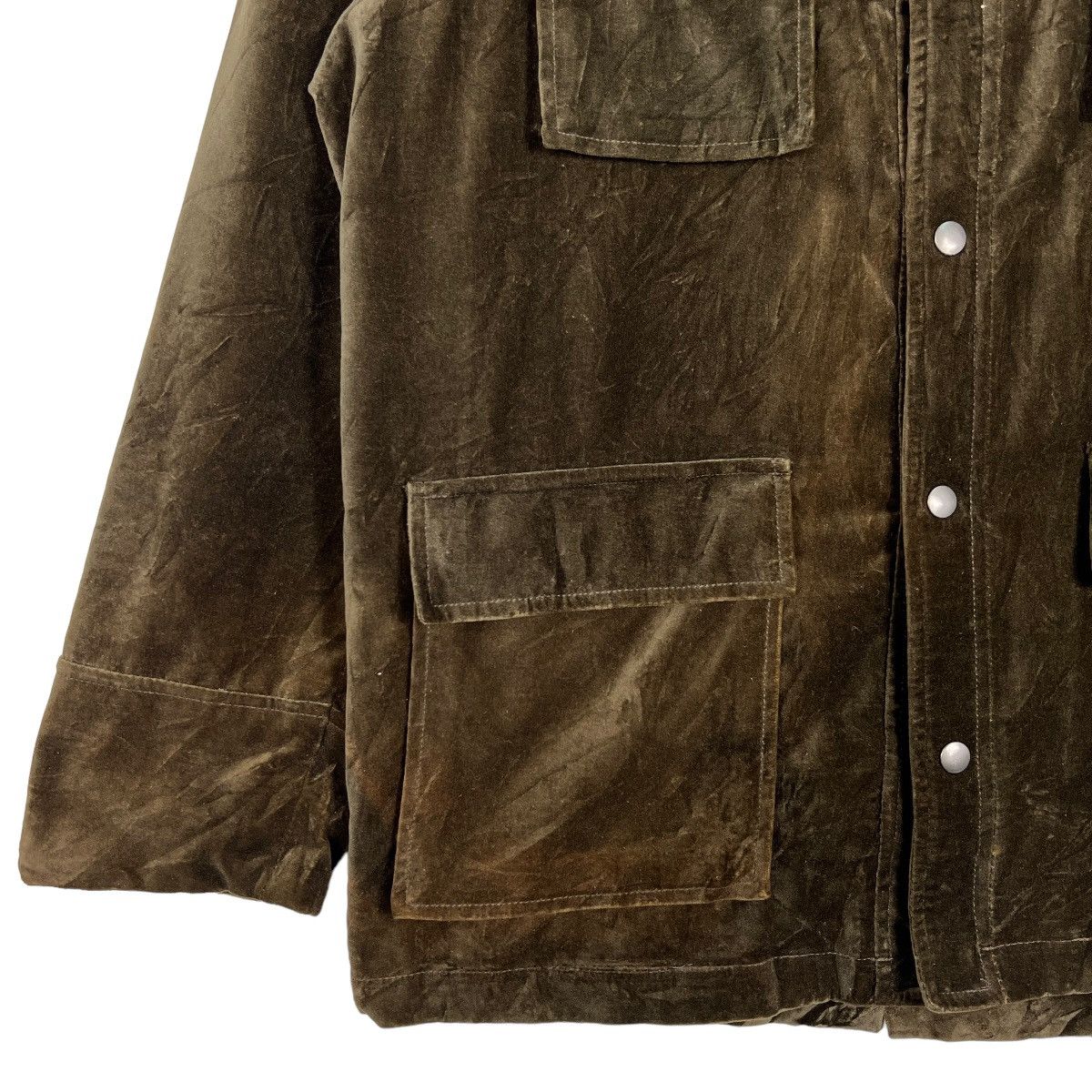 Kansai Yamamoto 🔥 KANSAI JEANS CORDUROY VELVET FIELD JACKET Size US L / EU 52-54 / 3 - 4 Thumbnail