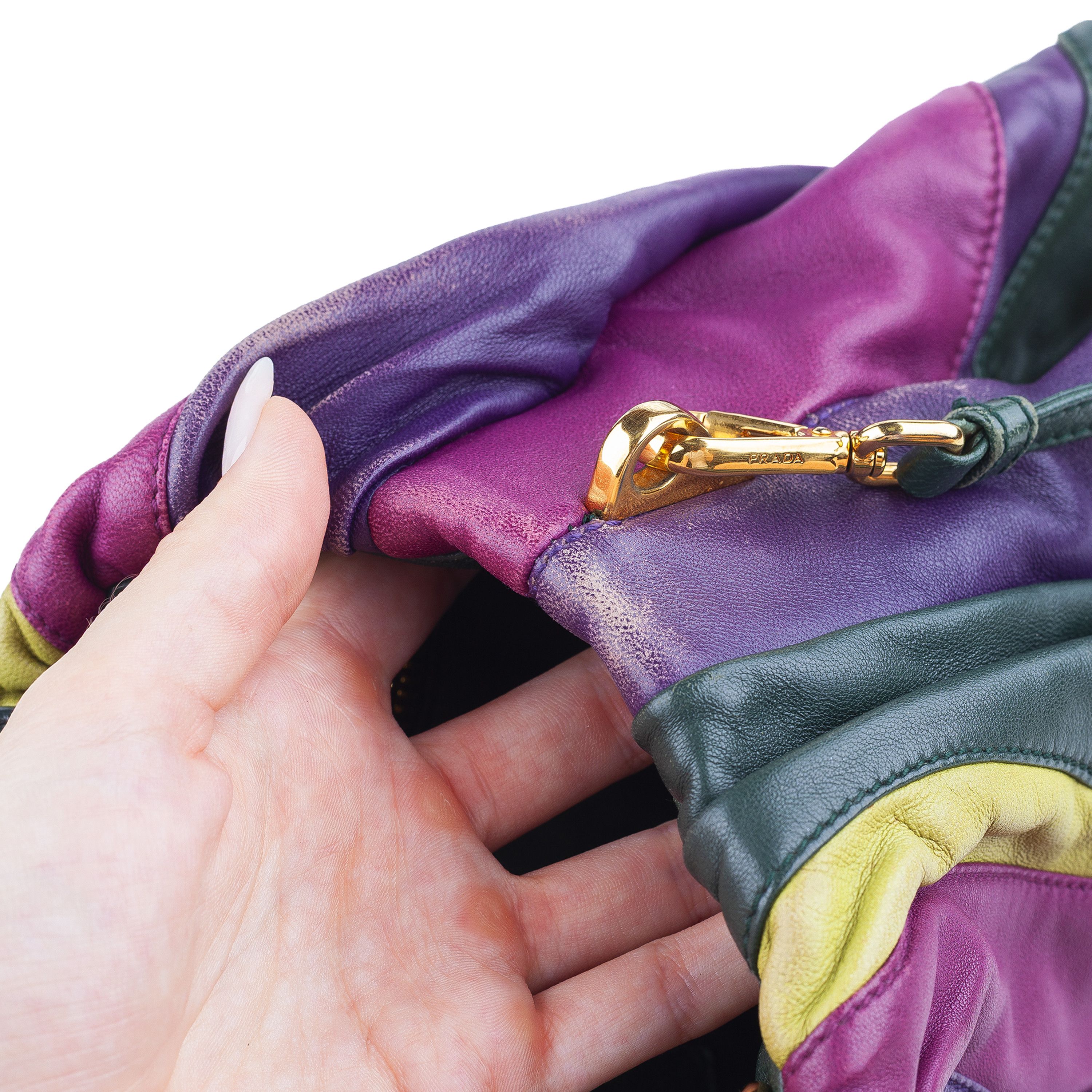 Prada Prada Spring/Summer 2008 Nappa Trembled Blossom Leather Bag Size ONE SIZE - 13 Thumbnail