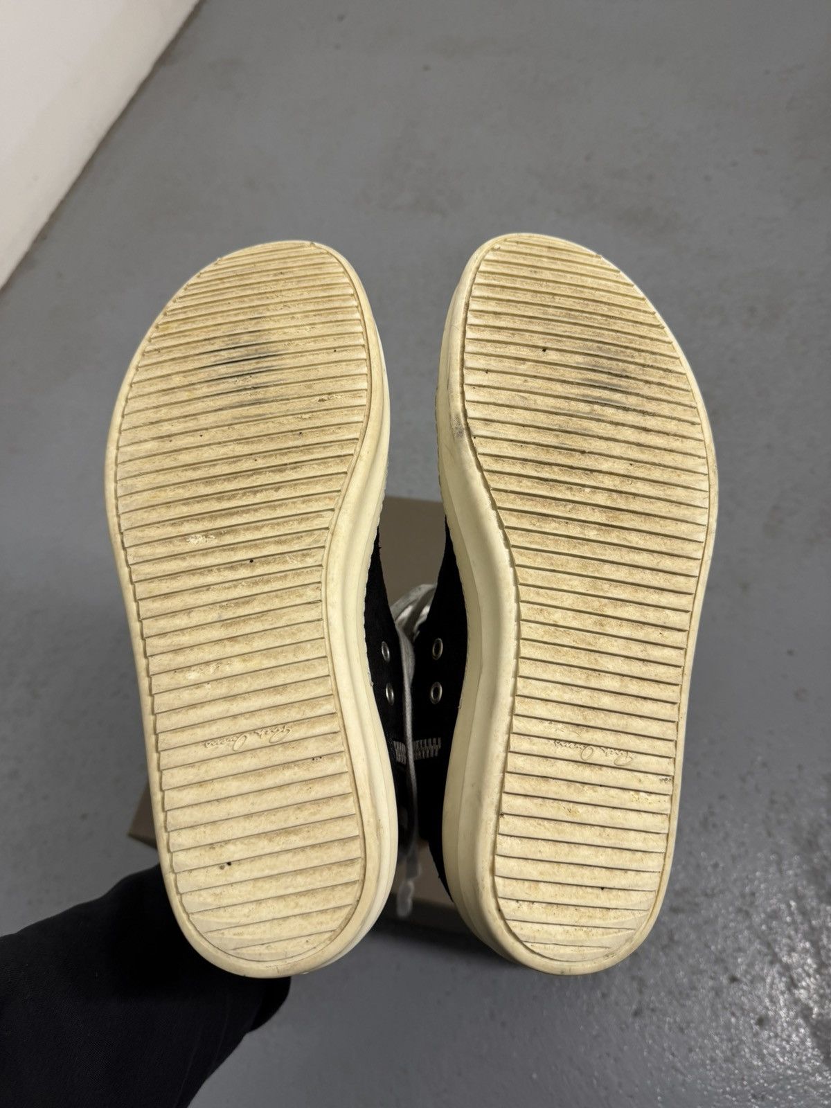 Rick Owens Rick Owens Mainline Nubuck High Ramones With Shopper And Box Size US 11 / EU 44 - 10 Thumbnail