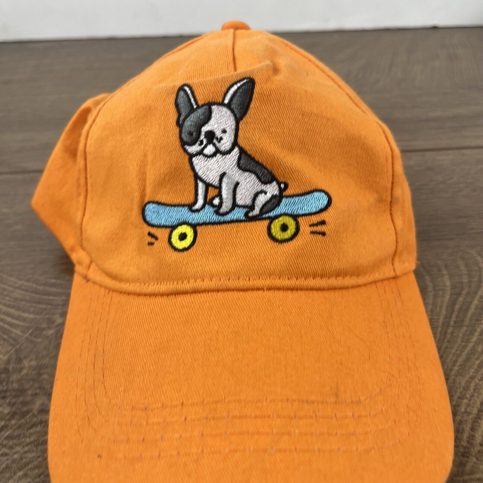 Other Skateboard Dog Hat Adjustable Hat Orange Adjustable Hat Adul Size ONE SIZE - 7 Thumbnail