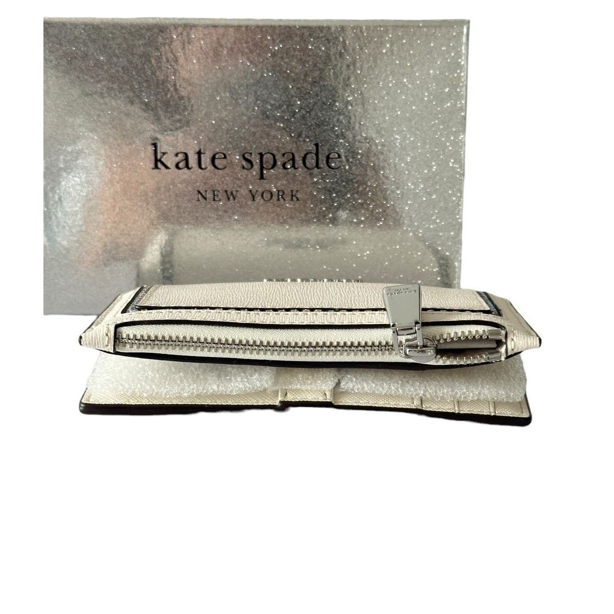 Kate Spade Kate Spade morgan crystal Inlay Small Slim Bifold wallet Size ONE SIZE - 5 Thumbnail