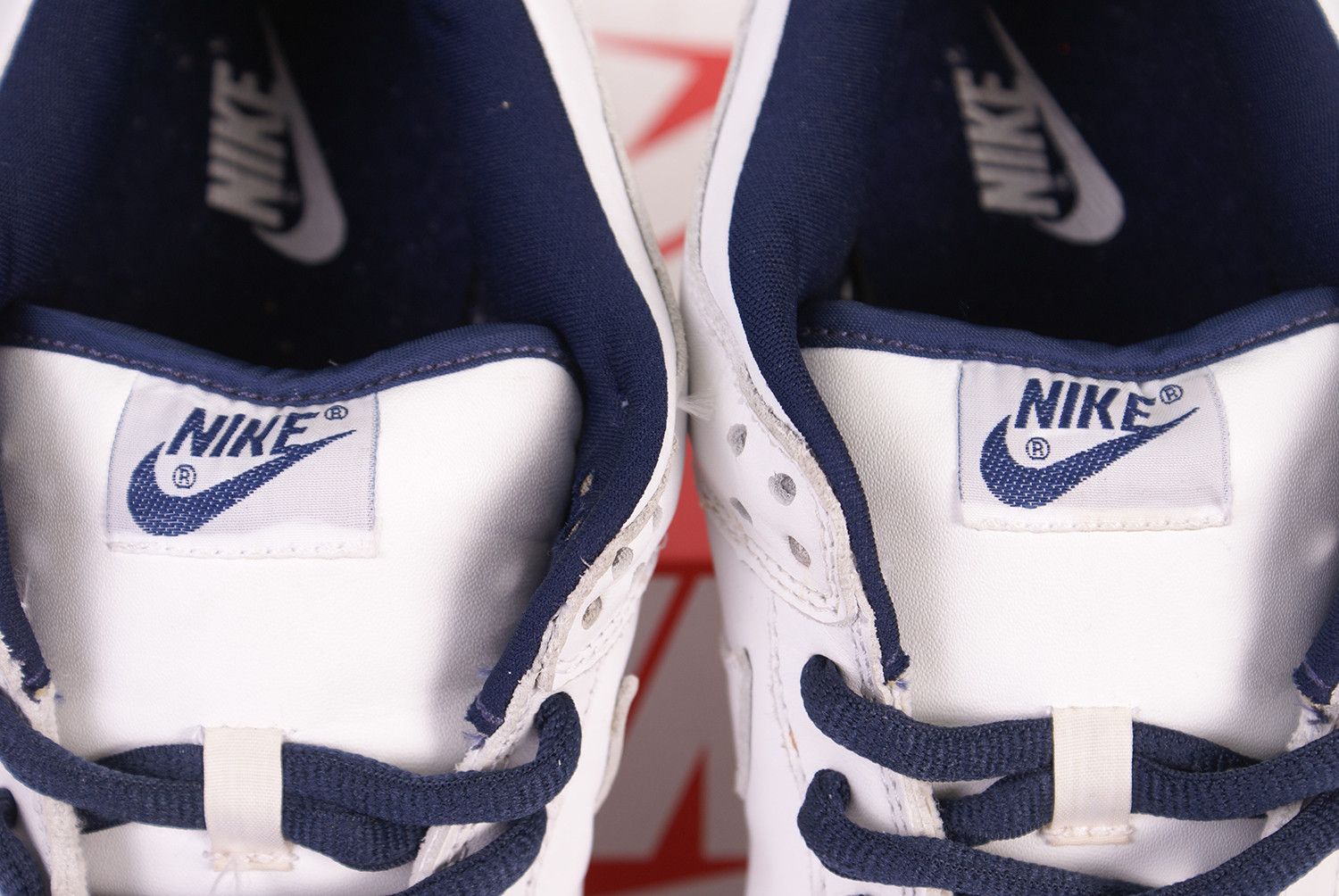Nike 2001 Nike Dunk Low Pro B WHITE MIDNIGHT NAVY Blue 624044 111 Size US 9.5 / EU 42-43 - 5 Thumbnail