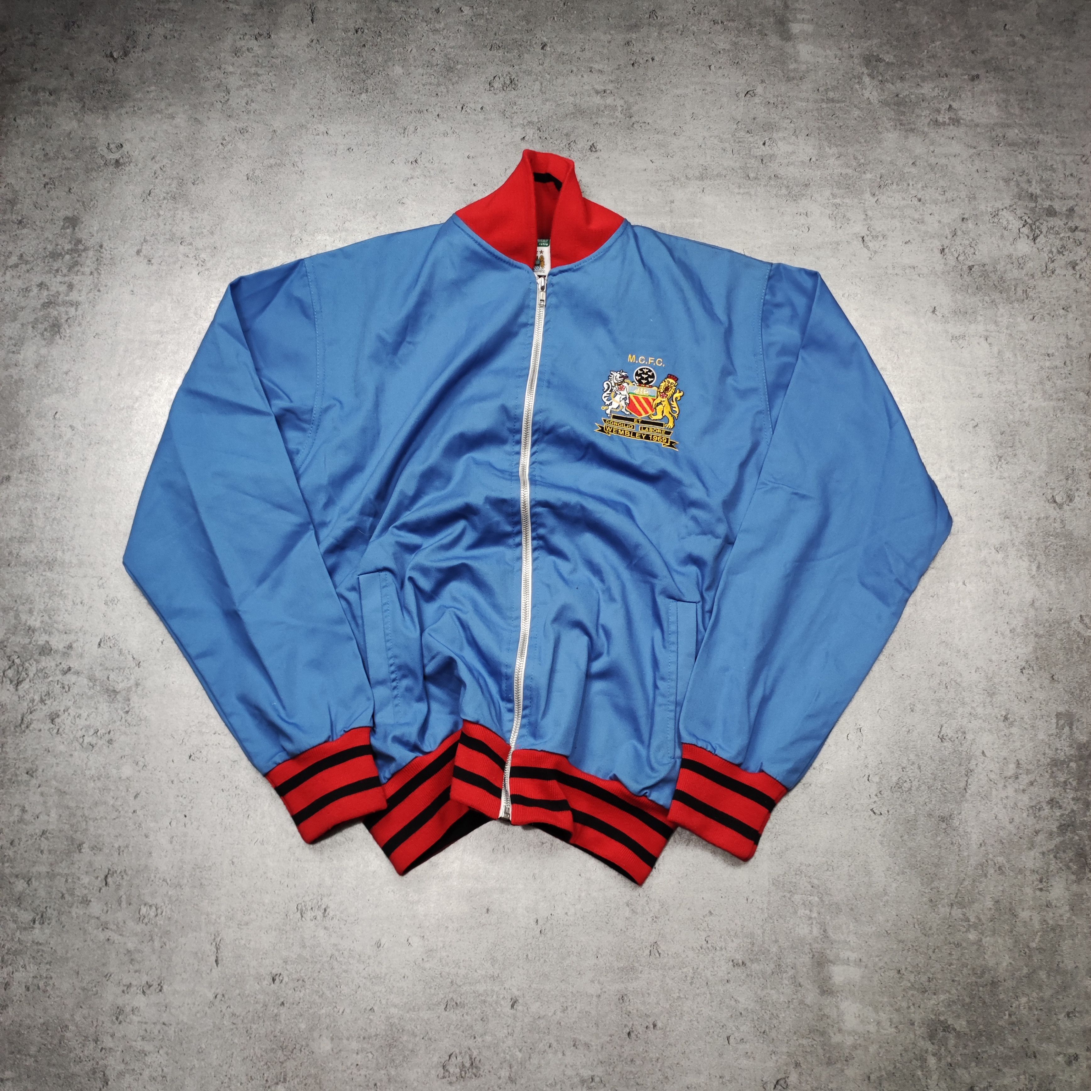 Vintage ScoreDraw Football Manchester City 1969 Light Jacket