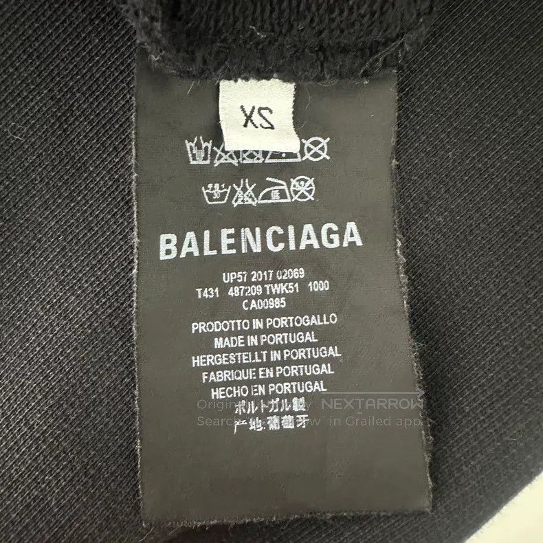 Balenciaga Balenciaga Sinners lettering print hooded sweatshirt Size US XS / EU 42 / 0 - 4 Thumbnail