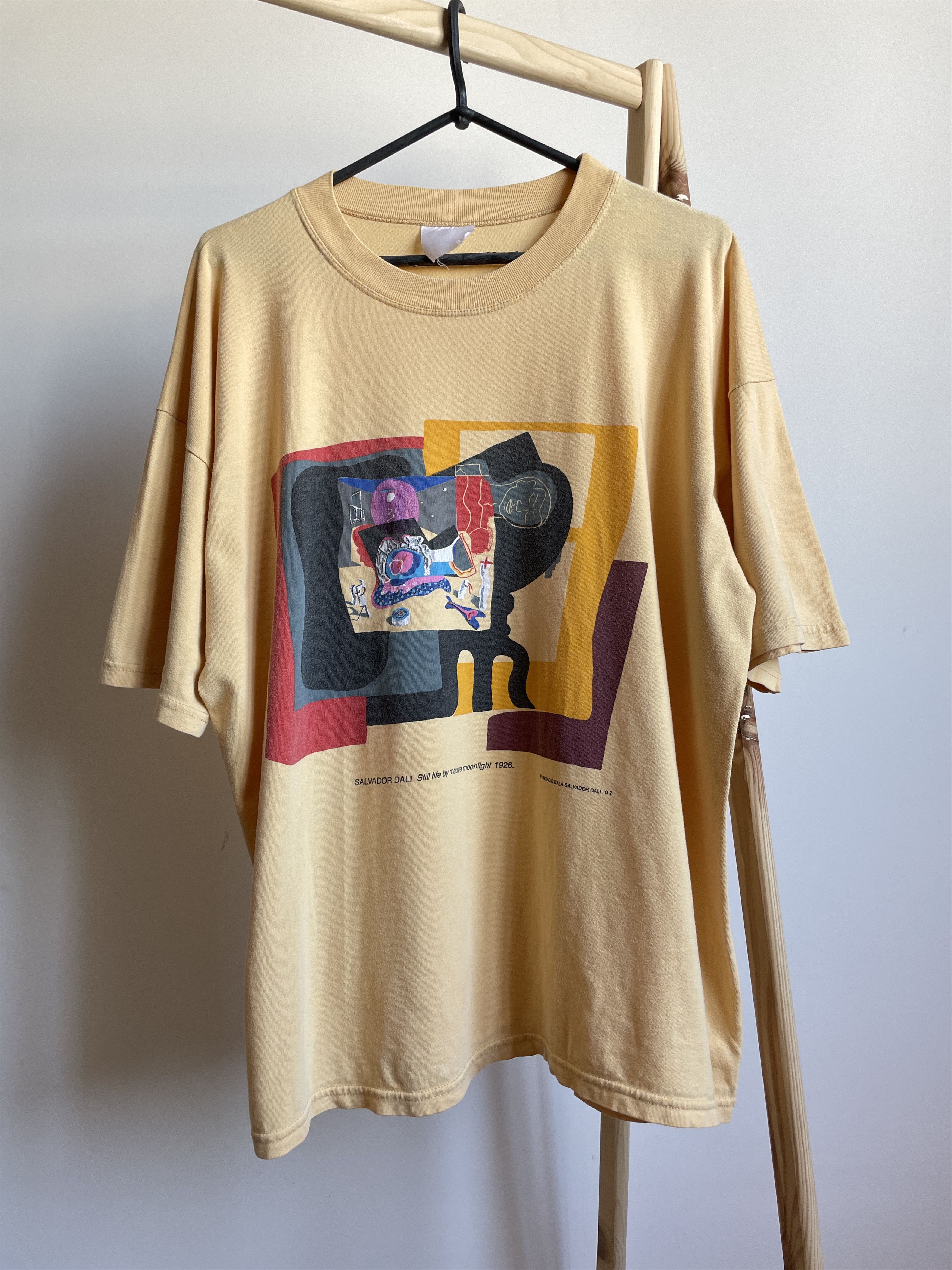Vintage Salvador Dali Still Life by Mauve Moonlight 90's T-Shirt Size US L / EU 52-54 / 3 - 1 Thumbnail