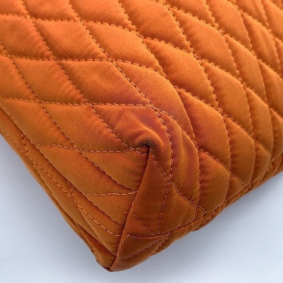 Bally Vintage Bally Orange Quilted Hobo Shoulder Bag Size ONE SIZE - 11 Thumbnail