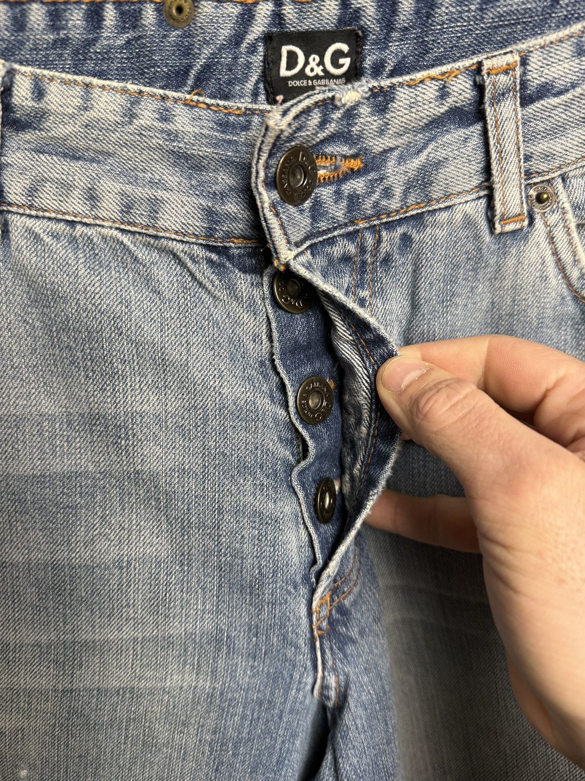 Dolce & Gabbana Dolce & Gabanna Logo Jeans Size US 34 / EU 50 - 5 Thumbnail
