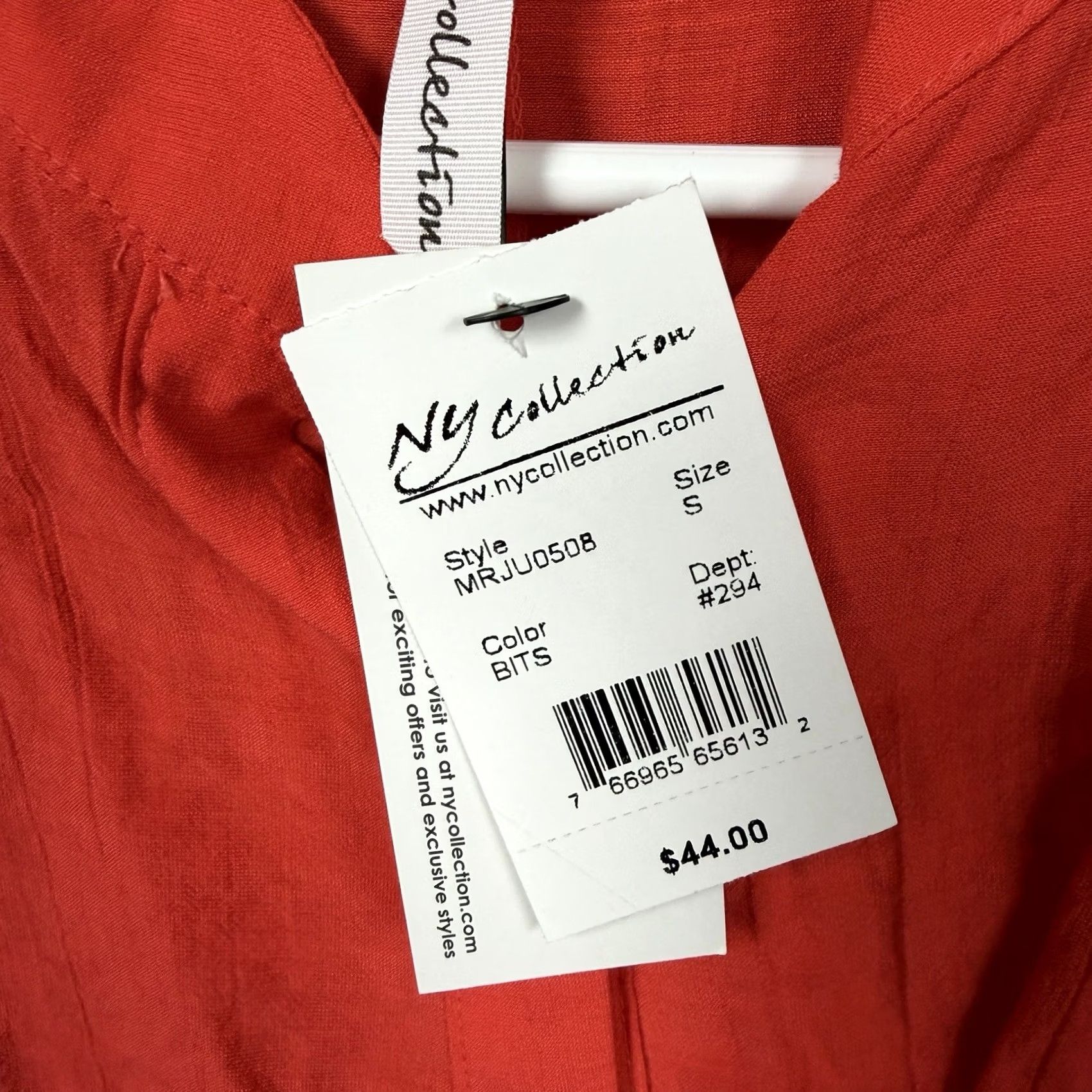 Vintage NY Collection Blouse Shirt Womens S Peasant Gauzy Eyelet Lightweight Popover Boho Resort Red Slim Eyelet Beach Bohemian Vacay Womens Size S / US 4 / IT 40 - 5 Thumbnail