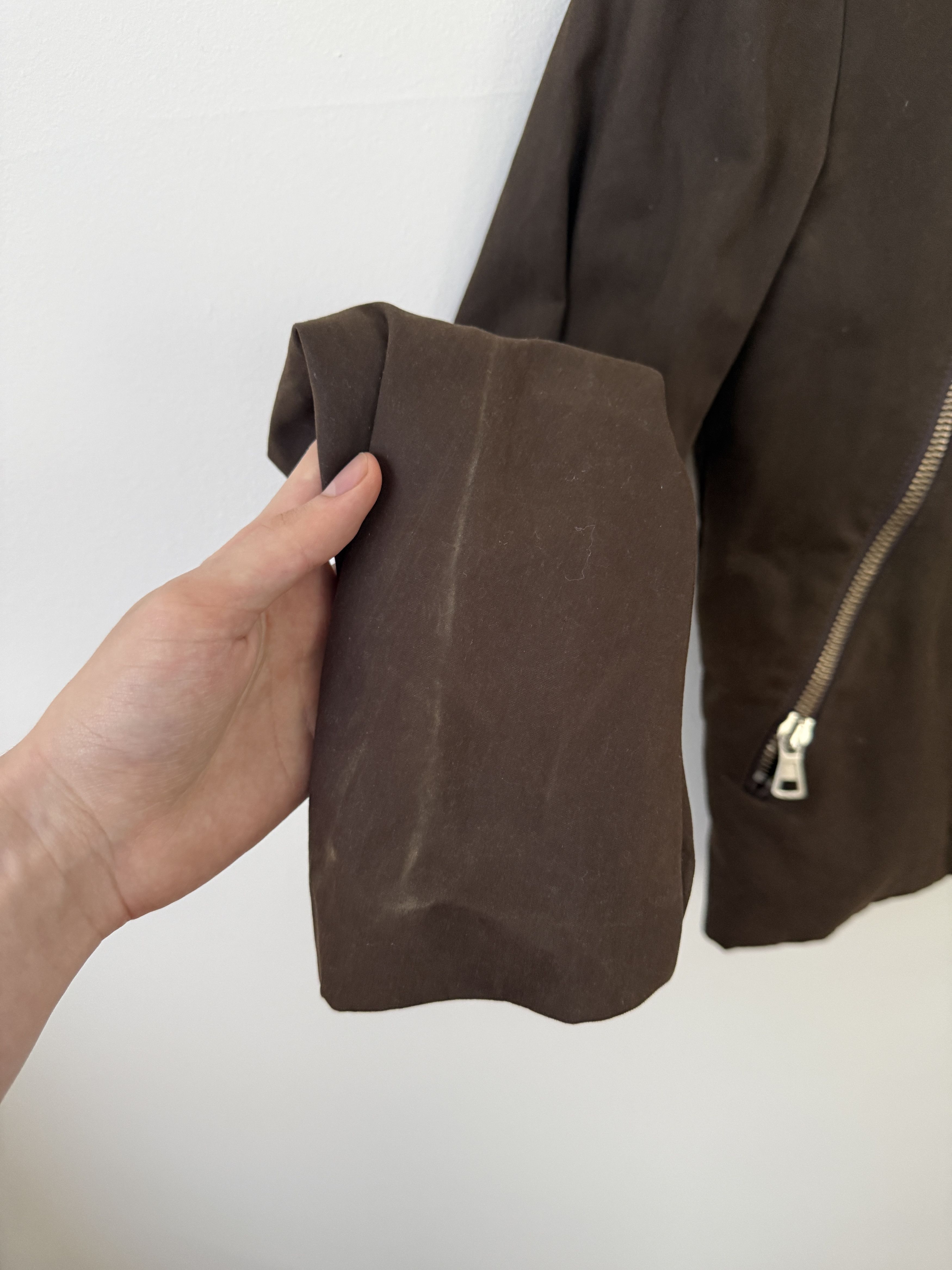 Maison Margiela 2003 Waxed 5 Zip Moto Jacket Size US M / EU 48-50 / 2 - 17 Thumbnail