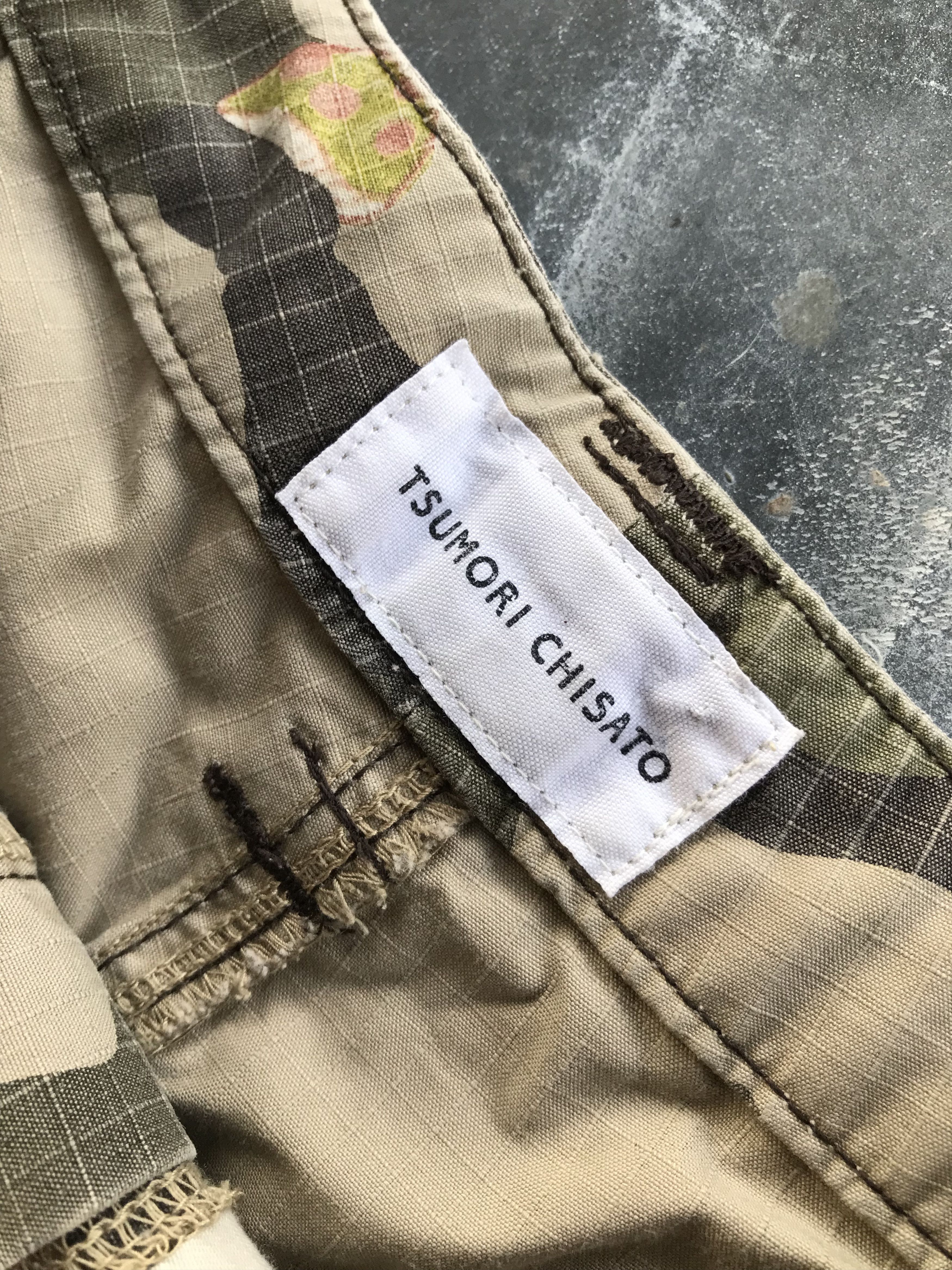 Issey Miyake Tsumori Chisato Camo Cargo Pants Size US 29 - 7 Thumbnail