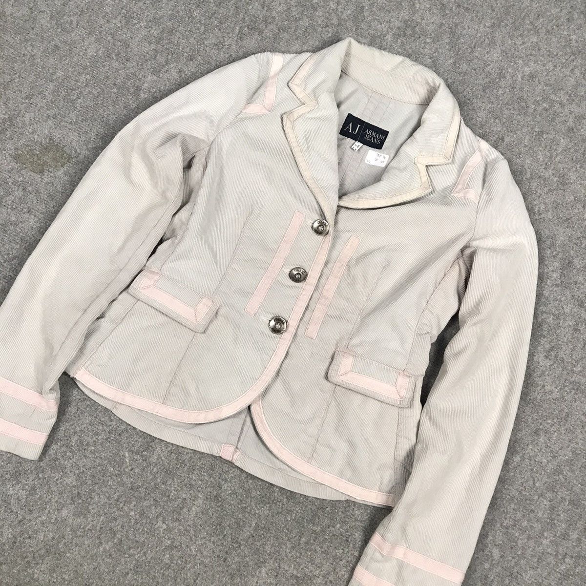 Armani × Japanese Brand ARMANI JEANS WOMAN BLAZER COAT Size XS / US 0-2 / IT 36-38 - 4 Thumbnail