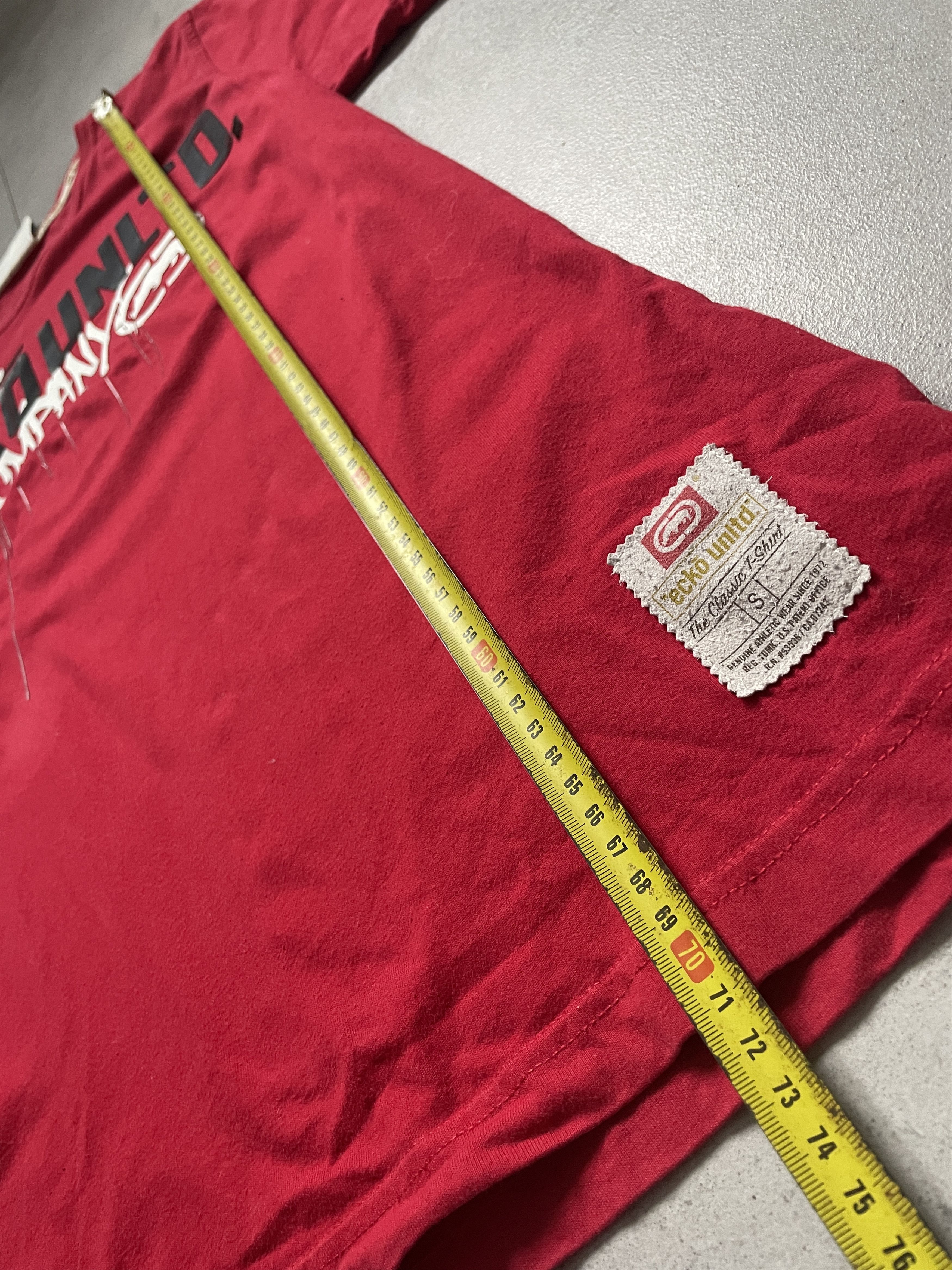 Ecko Unltd. Y2K ECKO UNLTMD UNLIMITED RED LOGO TSHIRT Size US S / EU 44-46 / 1 - 9 Thumbnail