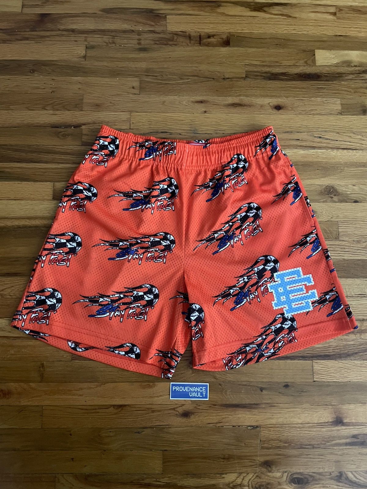 Eric Emanuel Eric Emanuel x Matty Boy EE Basic Core Short Red Orange Size US 30 / EU 46 - 1 Thumbnail