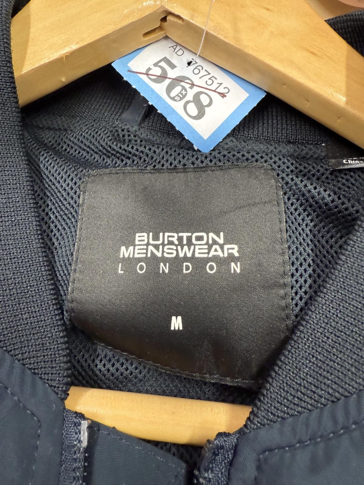 Other Burton Menswear London Navy Blue Bomber Jacket Medium Size US M / EU 48-50 / 2 - 2 Thumbnail
