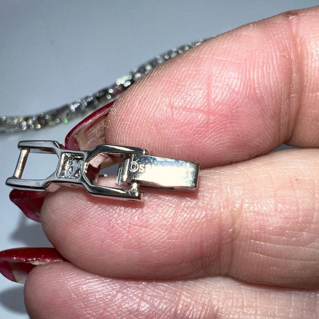 Swarovski Swarovski Princess Cut Tennis Bracelet with Extender Size ONE SIZE - 3 Thumbnail