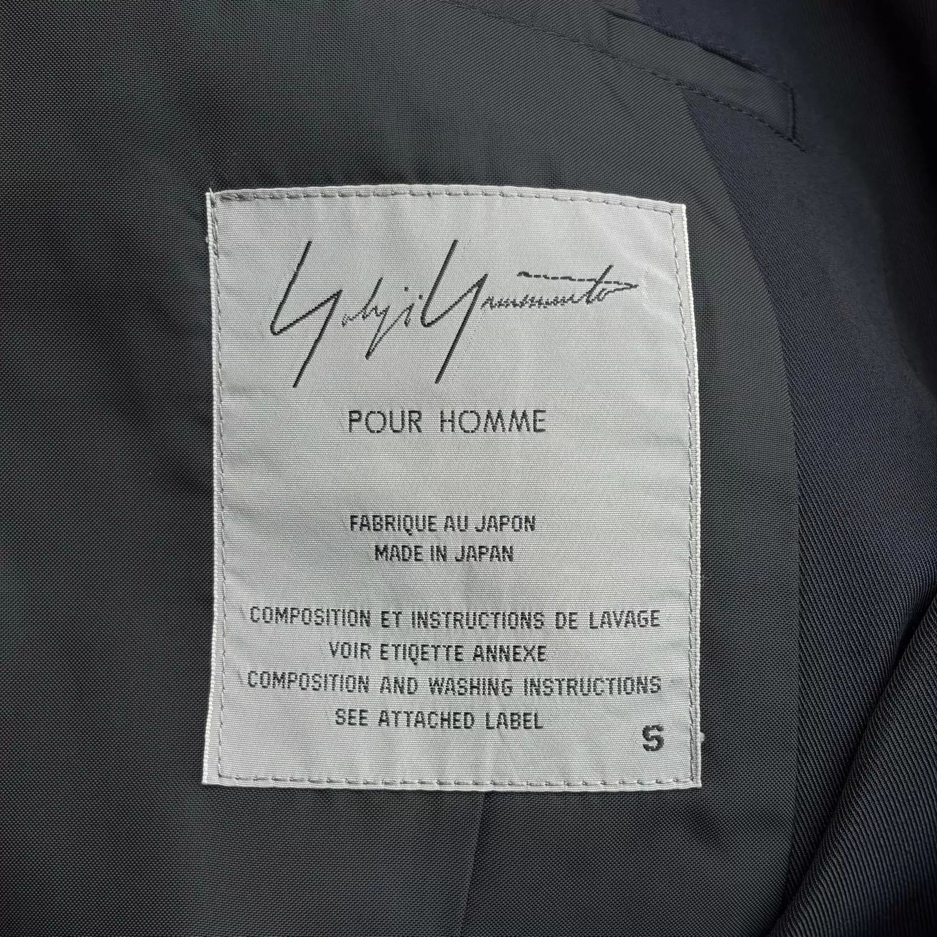Yohji Yamamoto Yohji Yamamoto 99SS Pour Homme Arc Zip Blazer Size US S / EU 44-46 / 1 - 5 Thumbnail