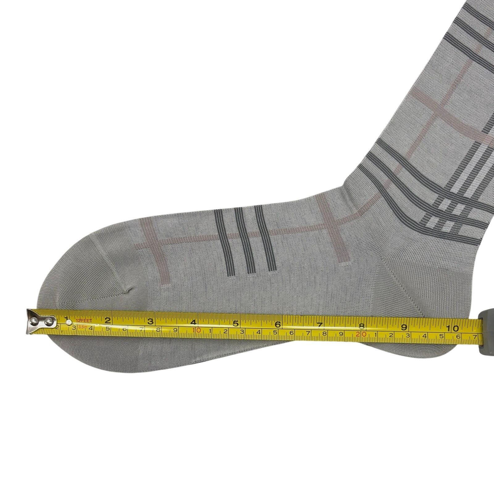 Burberry Burberry Nova Gray Dress Socks Size ONE SIZE - 7 Thumbnail
