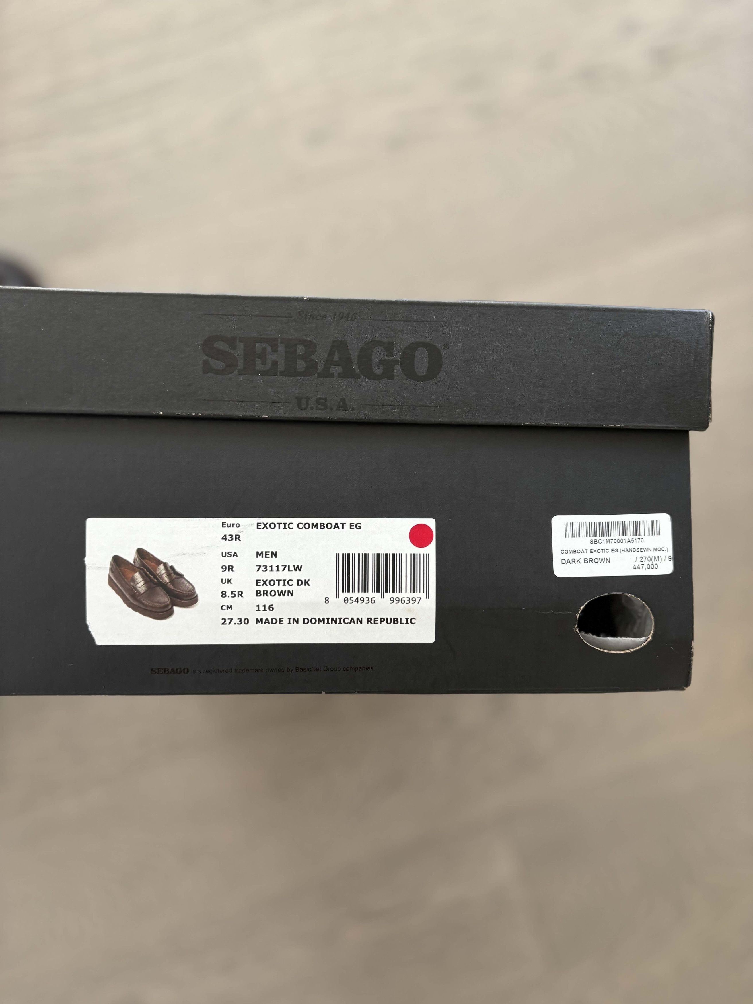 Engineered Garments × Sebago Slip-on Exotic Comboat Size US 8 / EU 41 - 6 Thumbnail