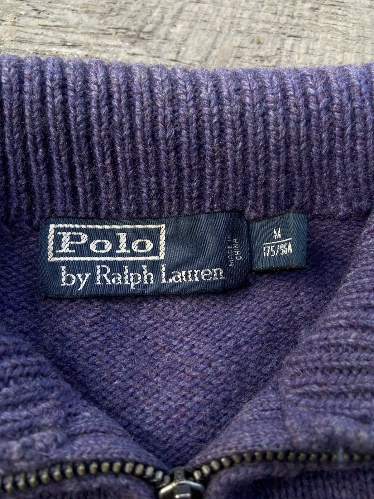Polo Ralph Lauren × Ralph Lauren × Vintage Vintage Polo Ralph Lauren Half Zip Knit Size M / US 6-8 / IT 42-44 - 4 Thumbnail