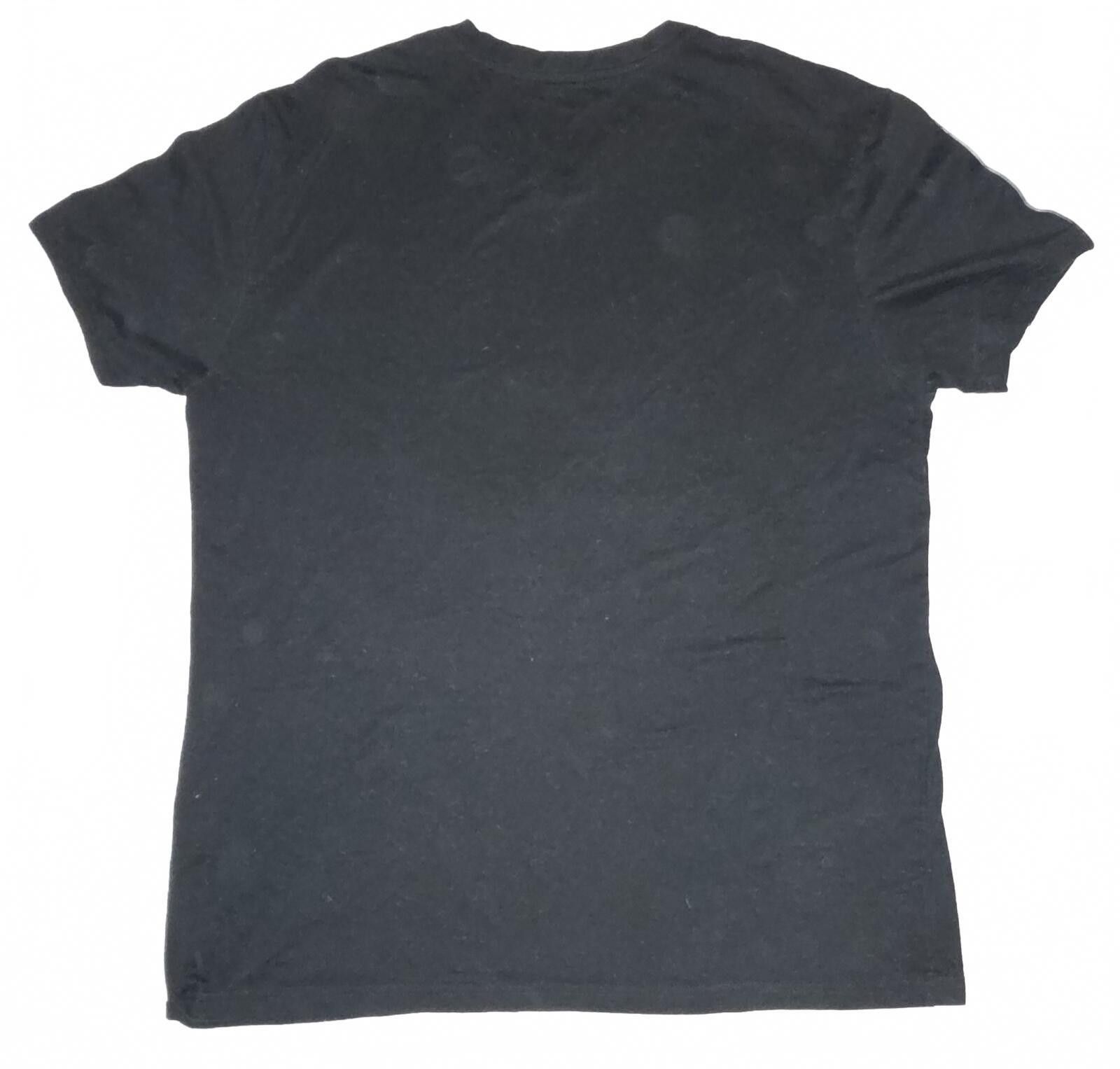 Ecko Unltd. Ecko Unltd. Black V-Neck T-Shirt with Logo Tape on Sleeves Size US L / EU 52-54 / 3 - 2 Thumbnail