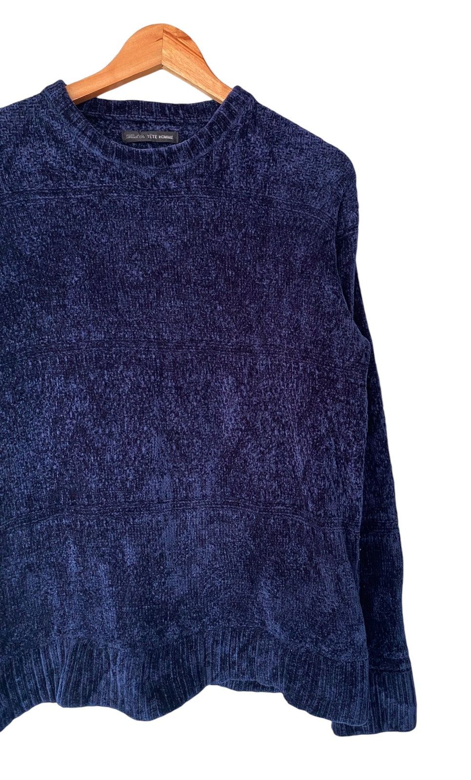 Issey Miyake Knitwear Tete Homme Old Dark Blue Size M / US 6-8 / IT 42-44 - 2 Thumbnail