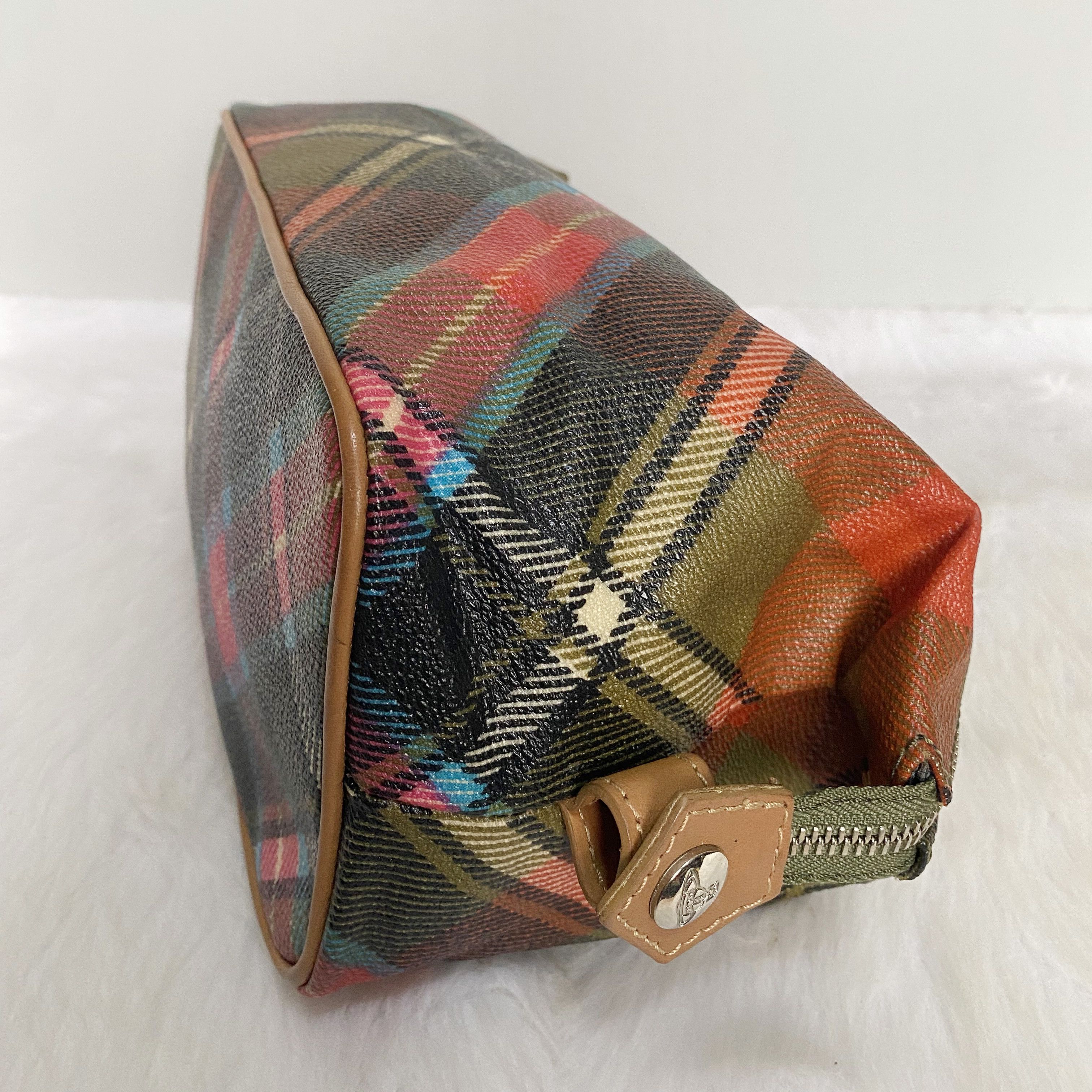 Vivienne Westwood Vintage Red Mix Tartan Clutch Bag Size ONE SIZE - 6 Thumbnail